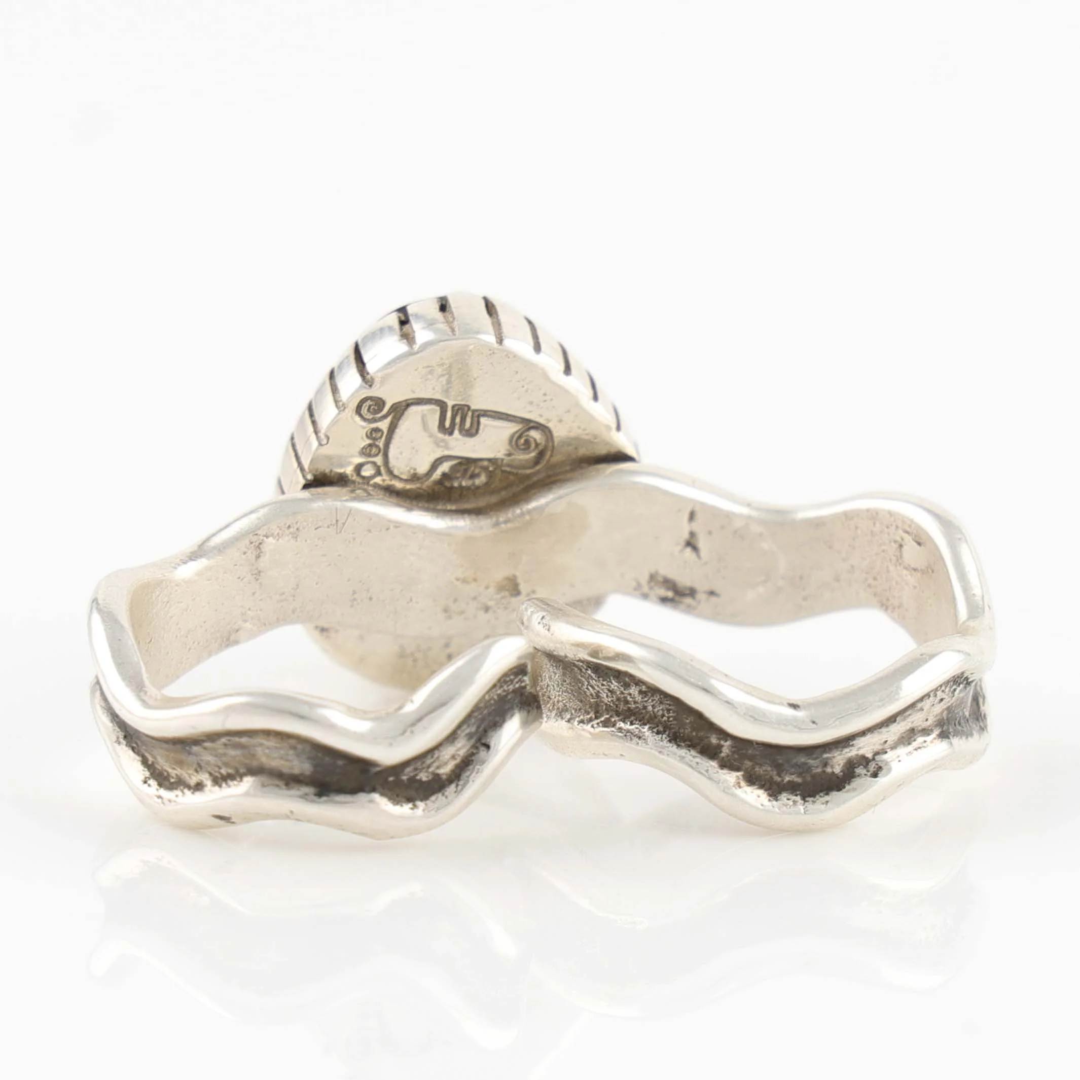 Broken Arrow Turquoise Ring - Image 3