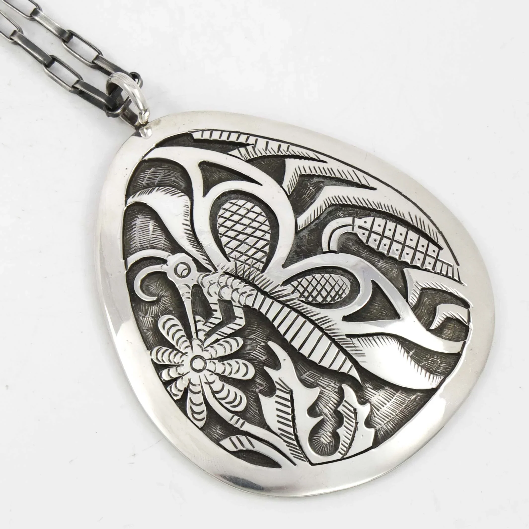 Butterfly and Flower Pendant - Image 3