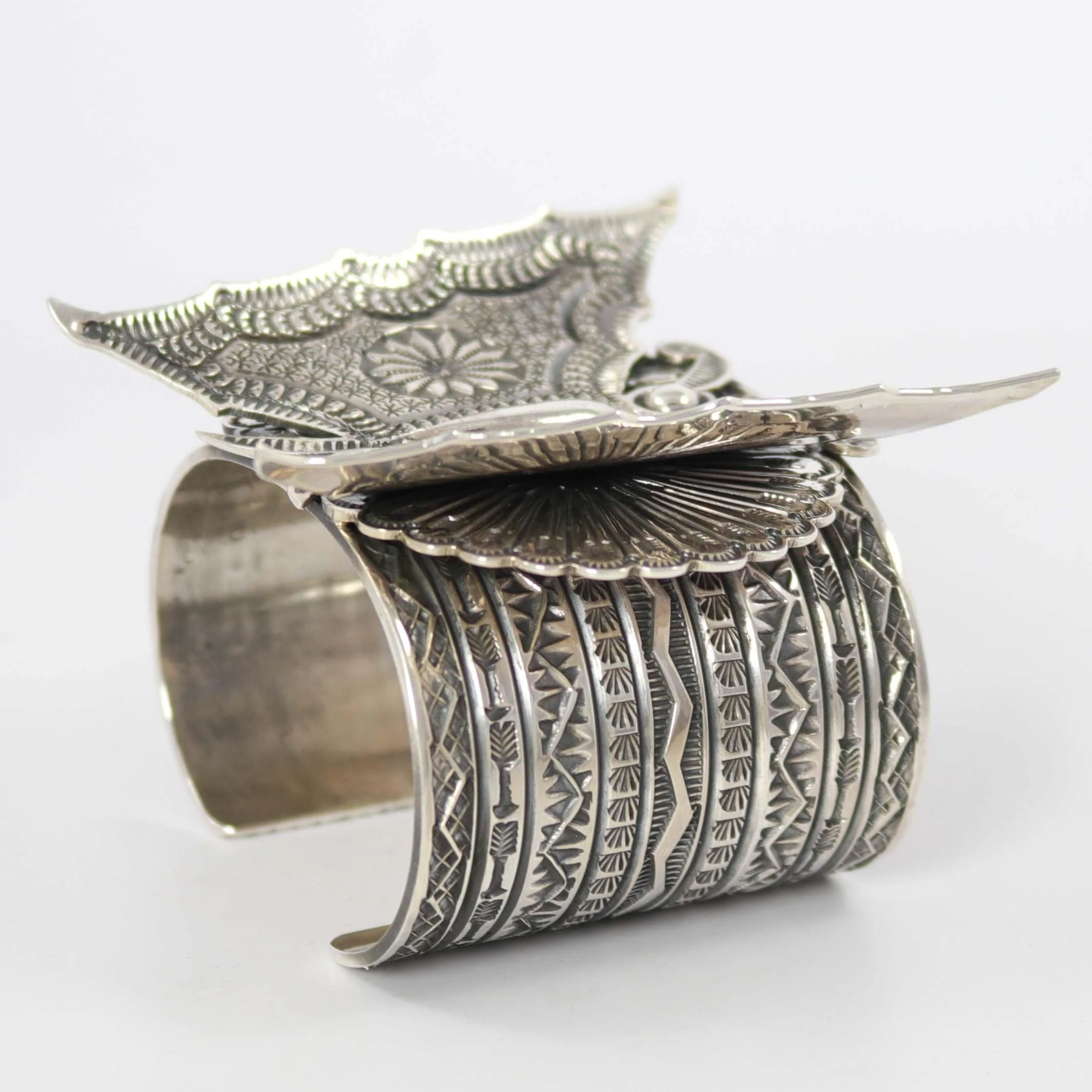 Silver Butterfly Cuff - Image 3