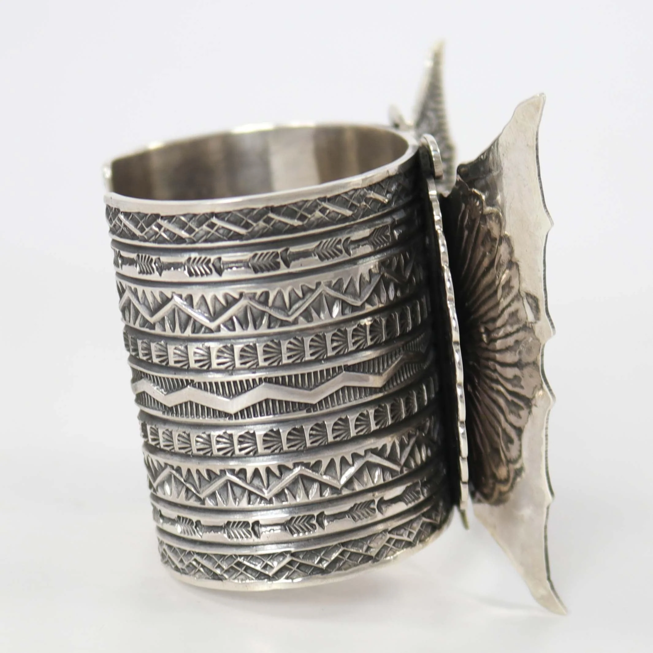 Silver Butterfly Cuff - Image 5
