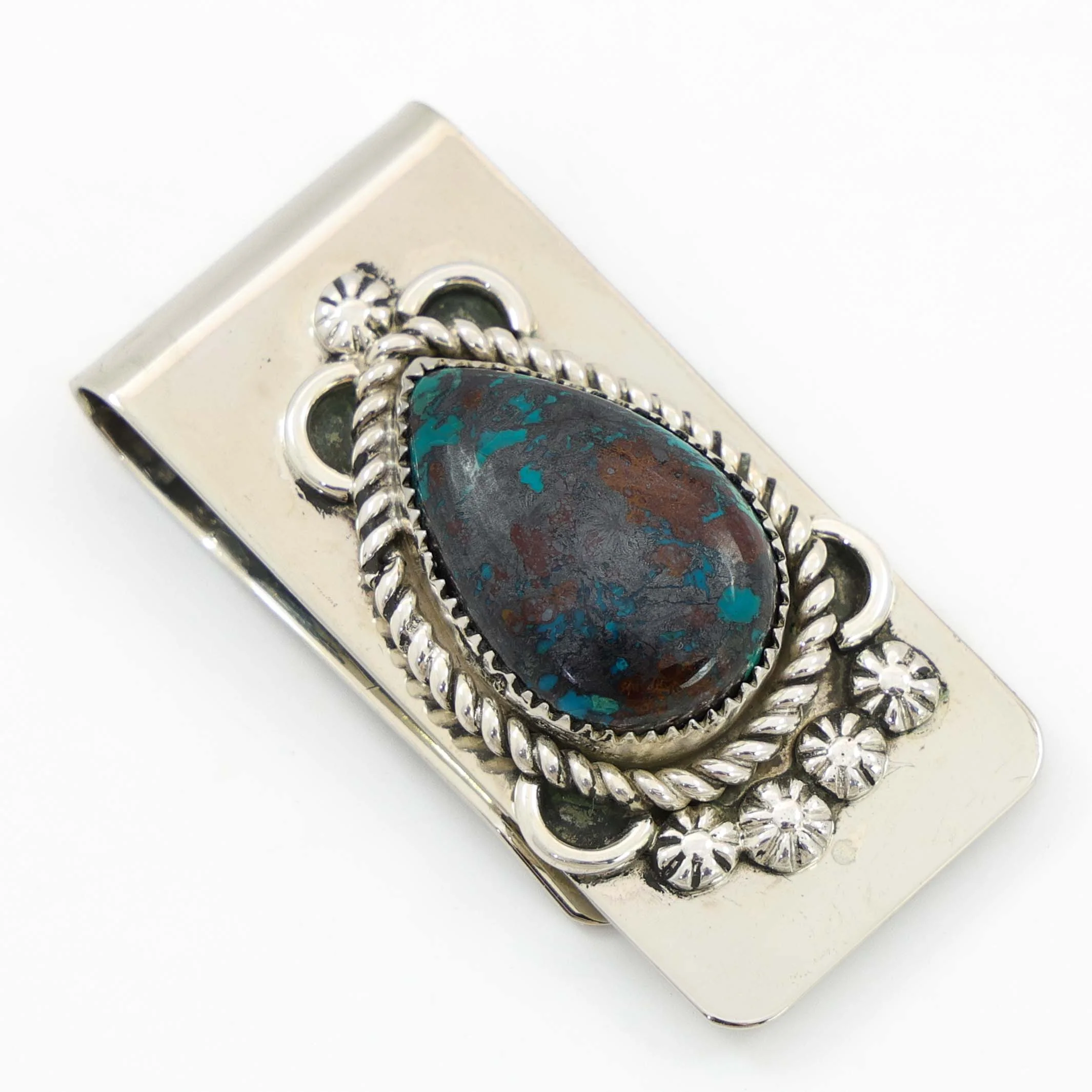 Chrysocolla Money Clip - Image 2