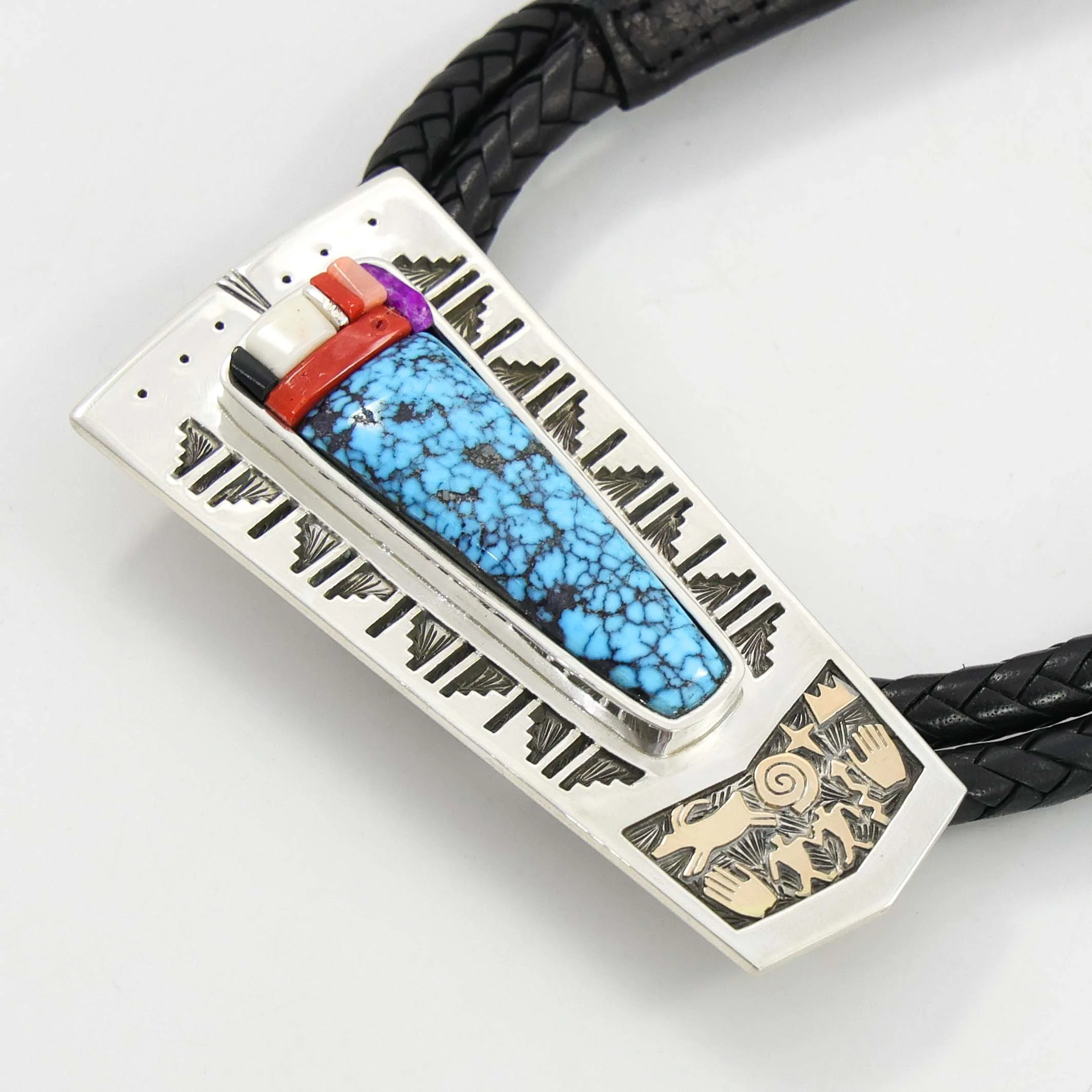 Cobble Inlaid Bola Tie - Image 3