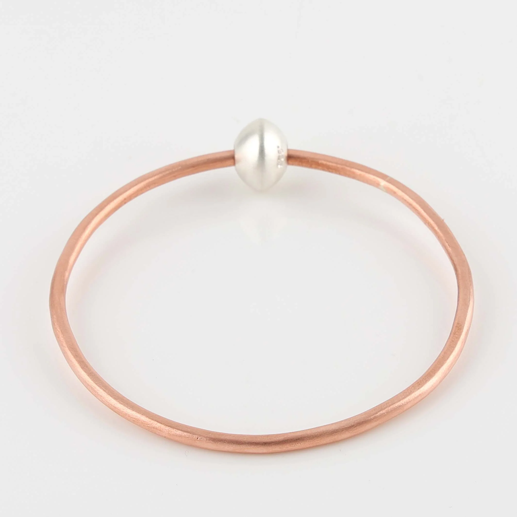 Copper and Silver Bangle - Image 3