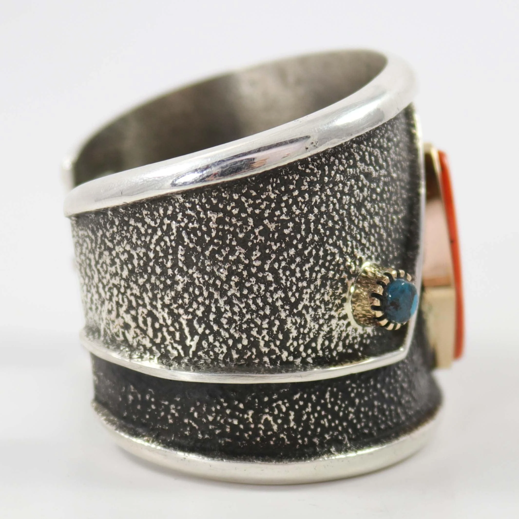 Coral and Turquoise Cuff - Image 5