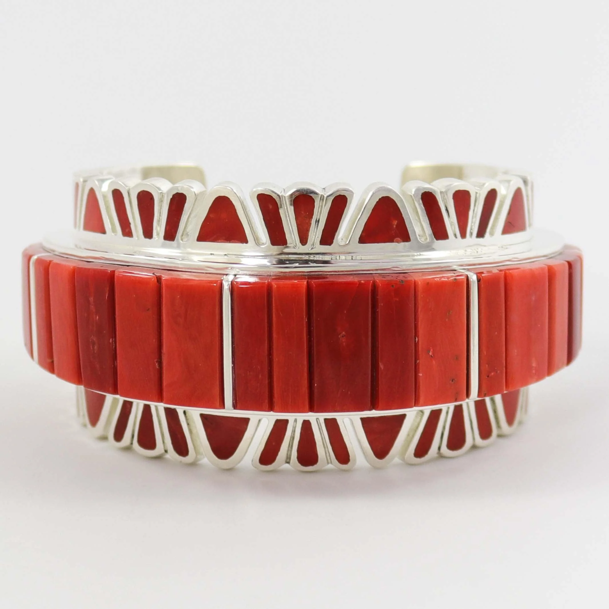 Coral Inlay Cuff - Image 2
