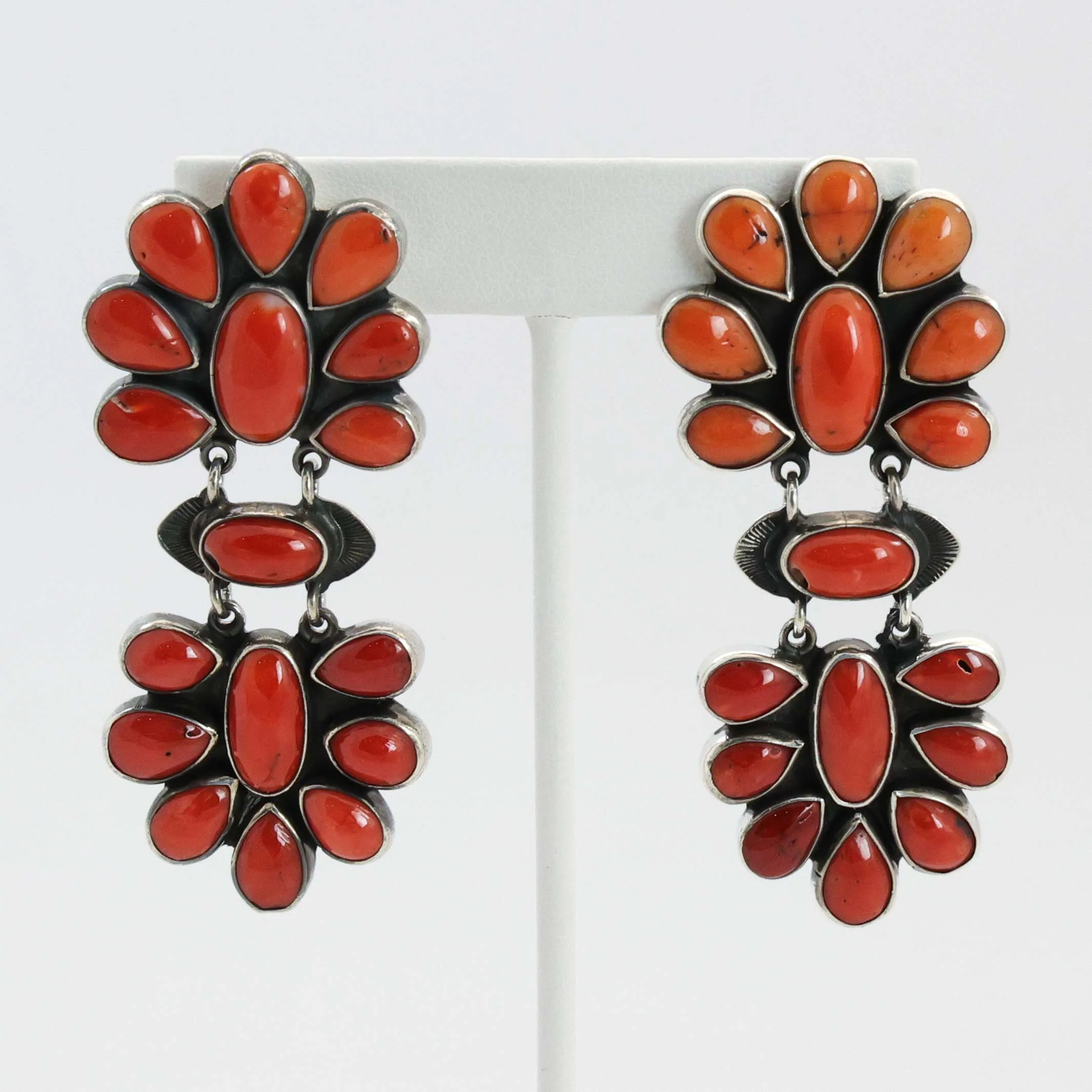 Coral Earrings