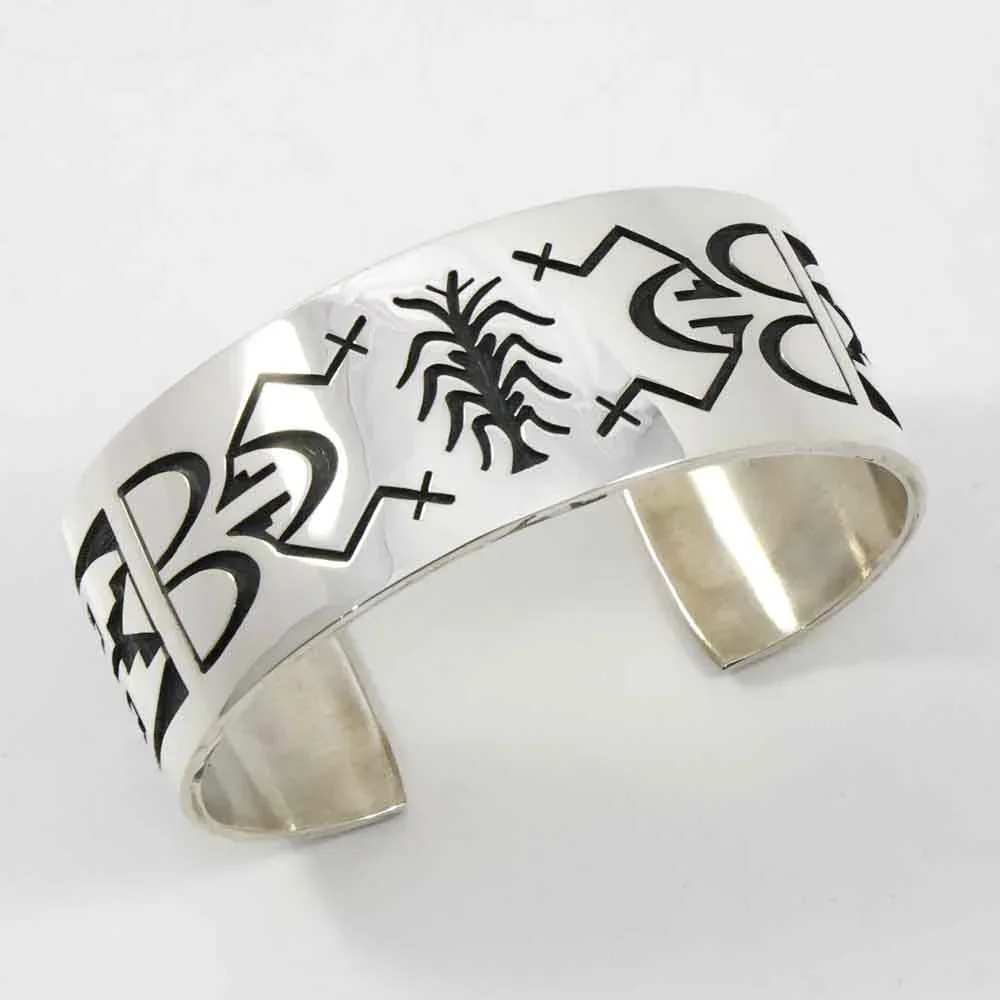 Corn and Rain Cloud Cuff