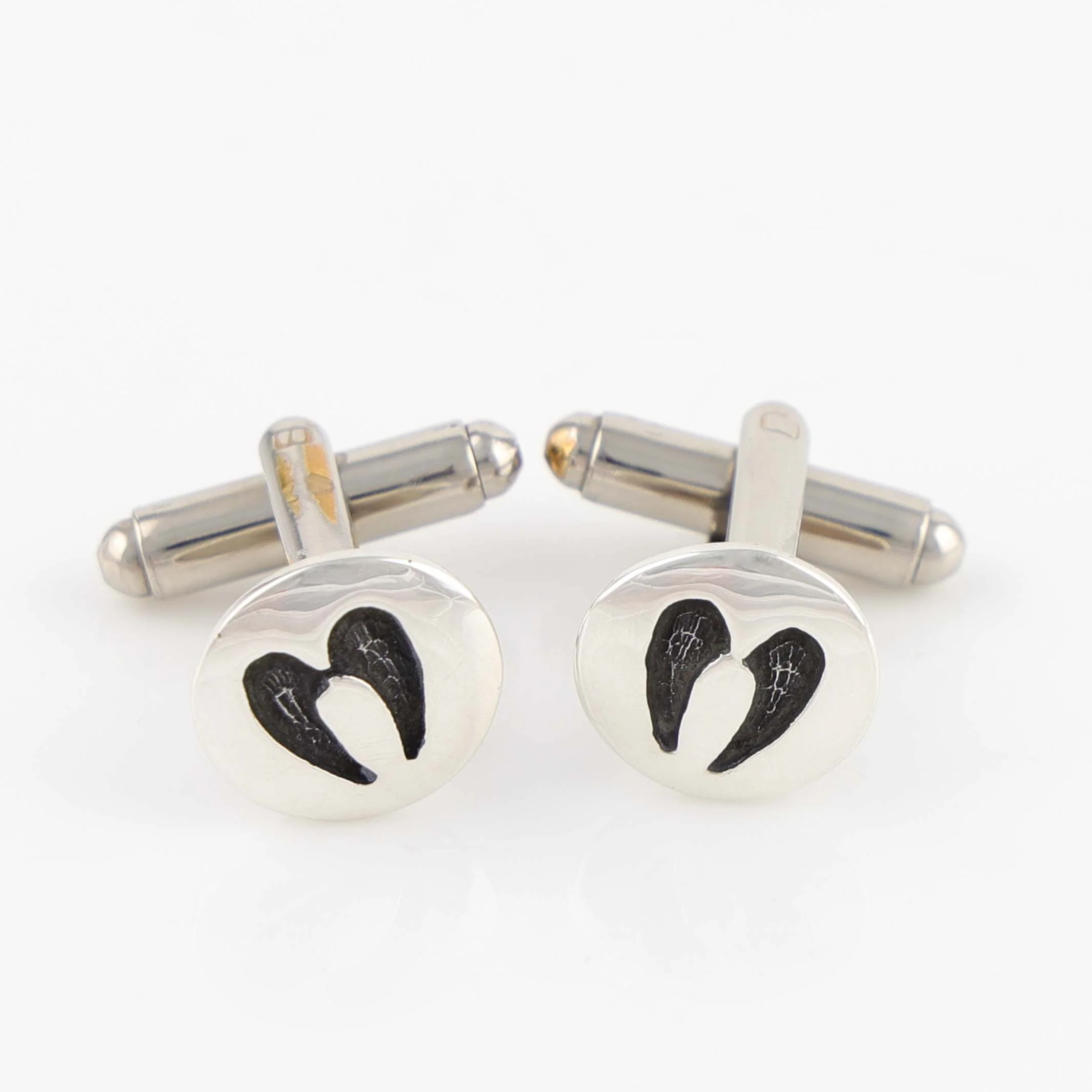 Deer Track Cuff Links