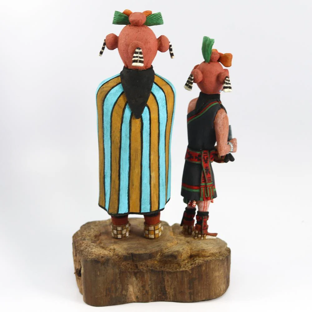 Double Mudhead Kachina - Image 4