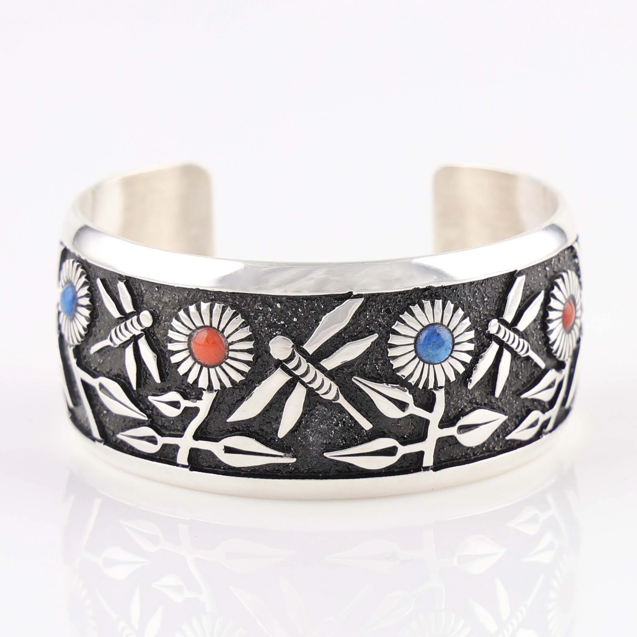 Dragonfly and Flower Cuff - Image 2