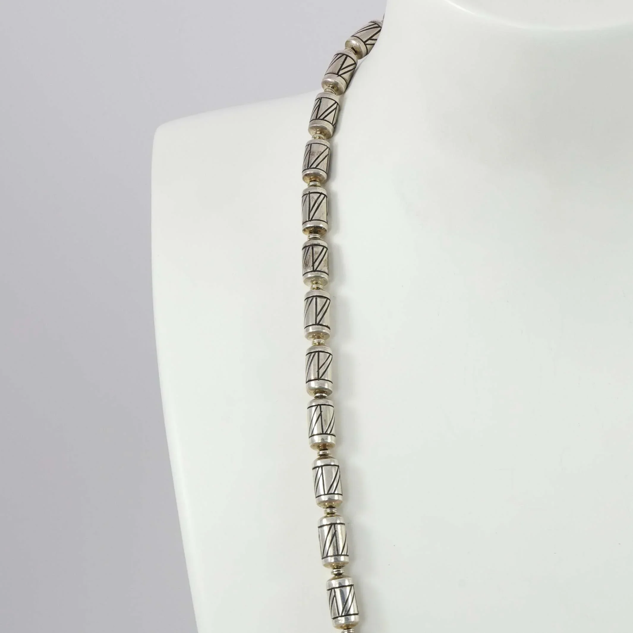 Engraved Bead Necklace - Image 3
