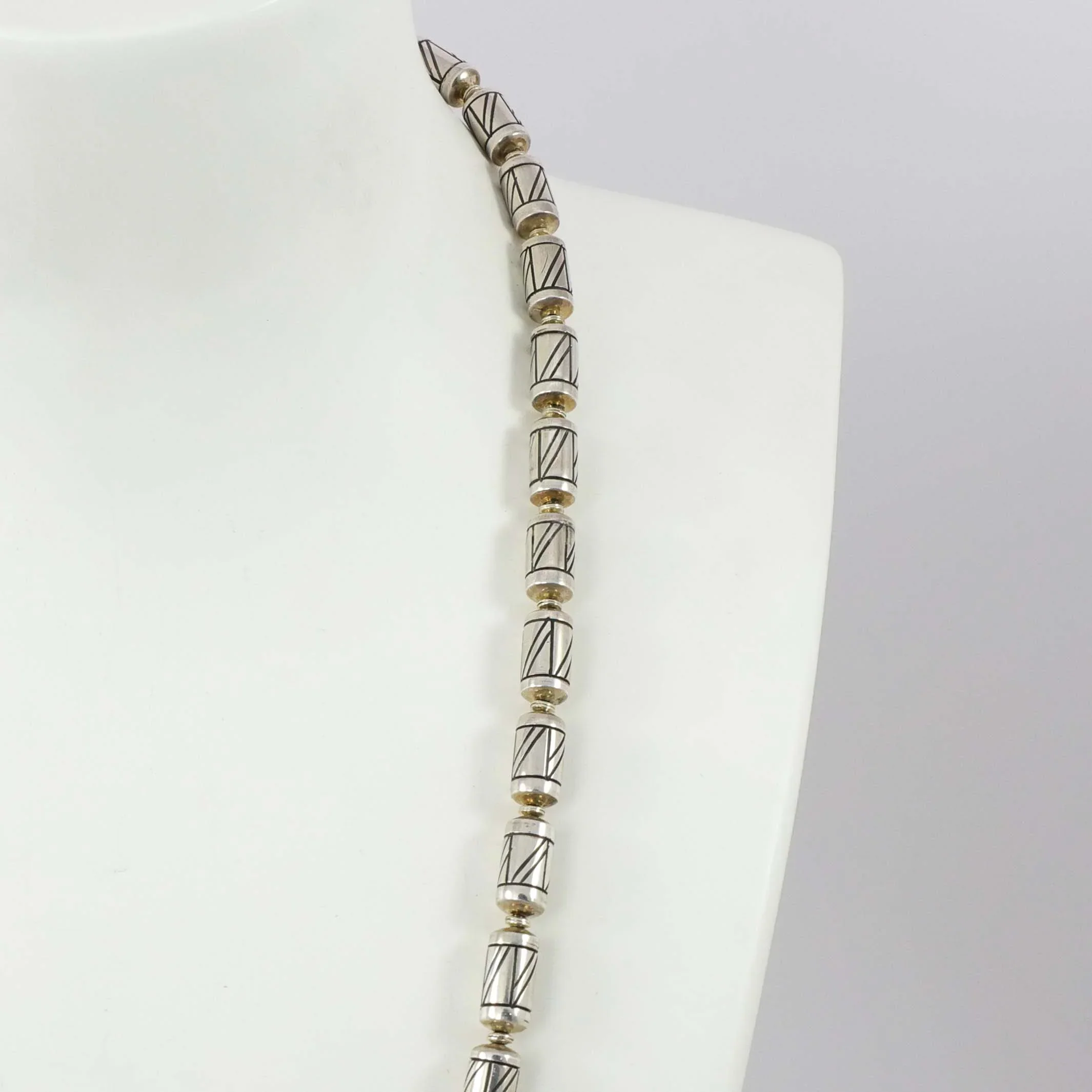 Engraved Bead Necklace - Image 4