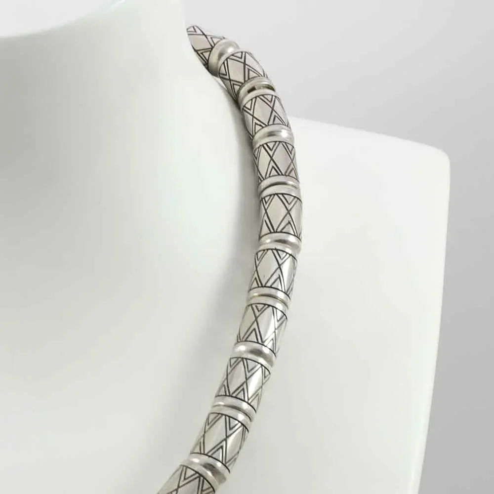 Engraved Bead Necklace - Image 4