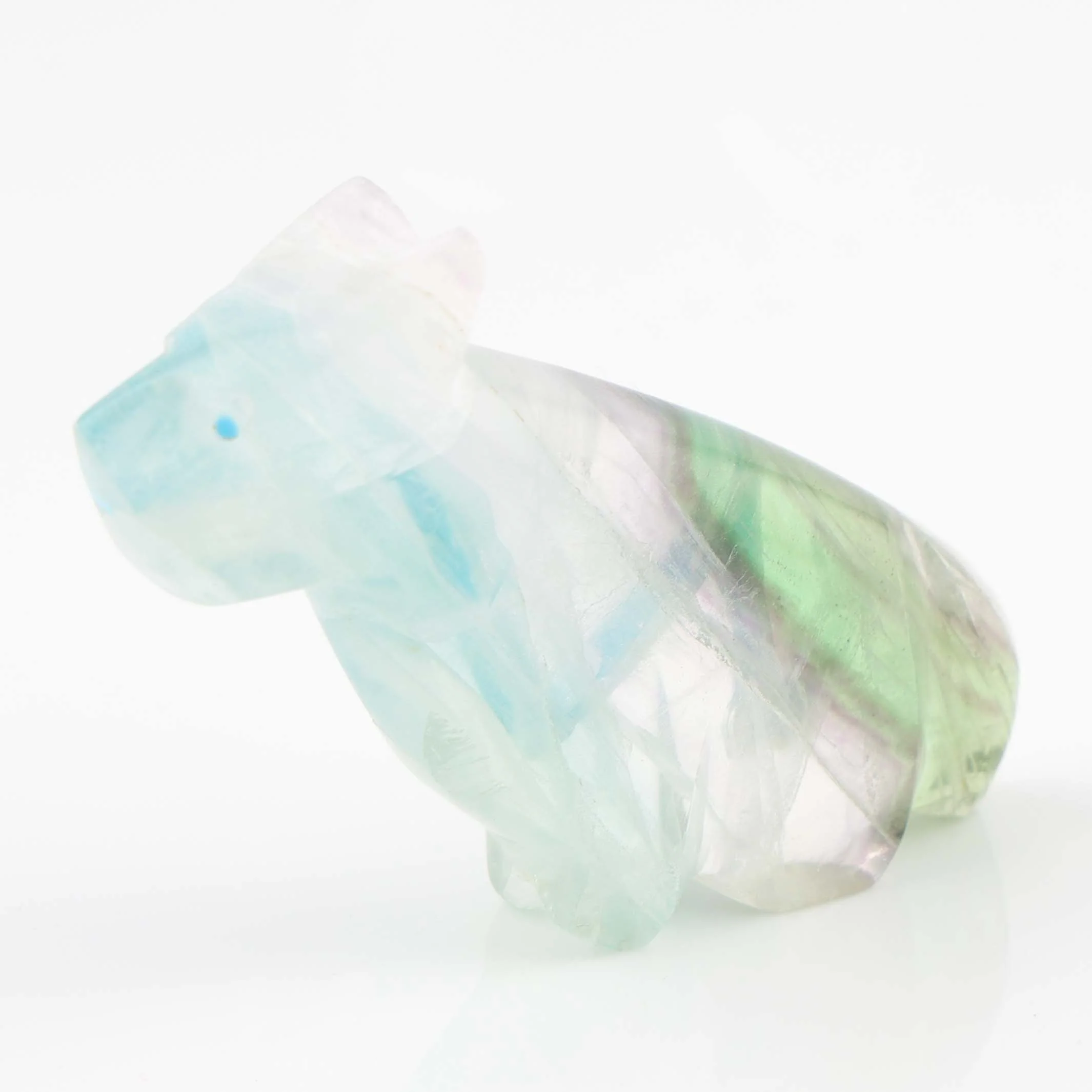 Fluorite Wolf Fetish - Image 2