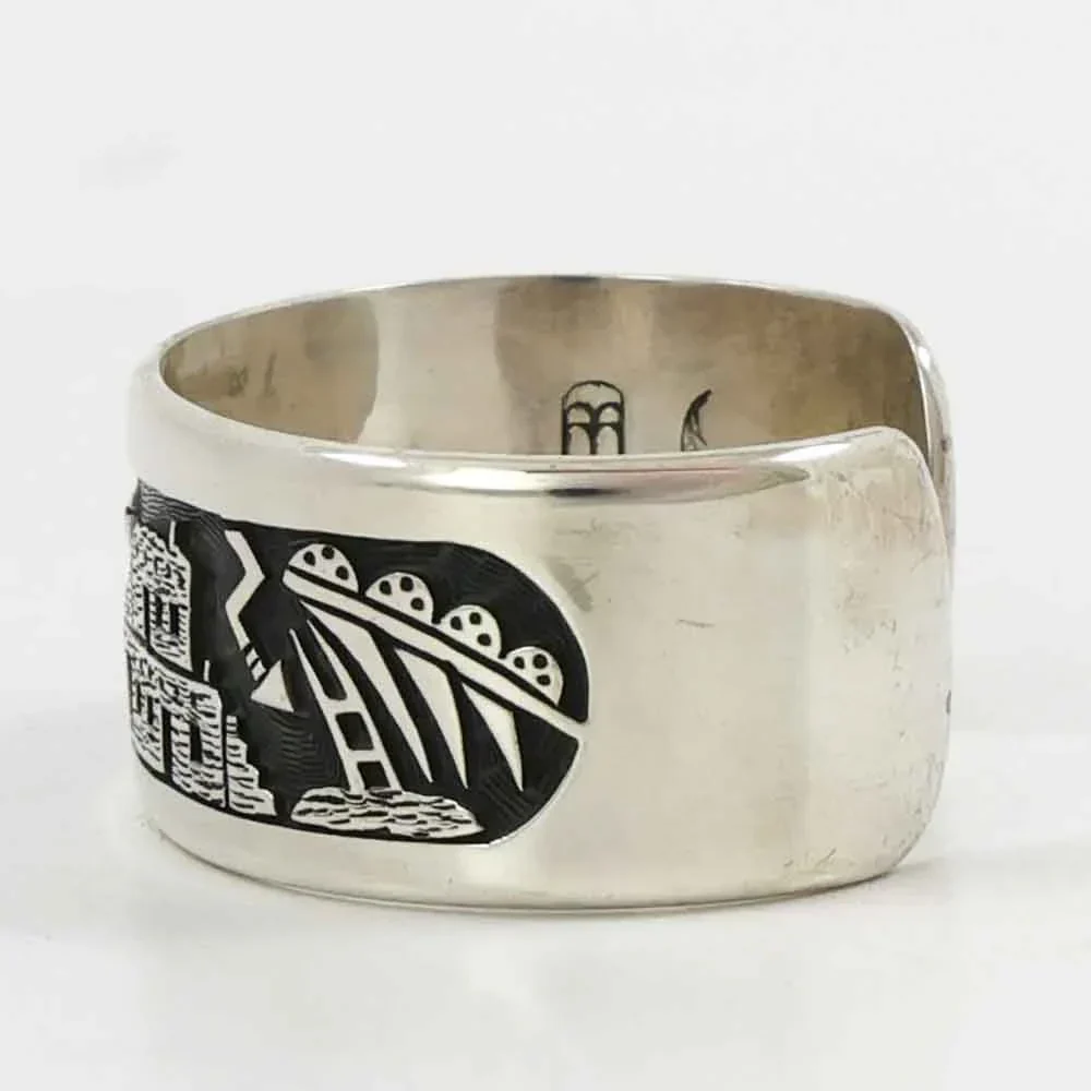 Flute Player and Village Cuff - Image 3