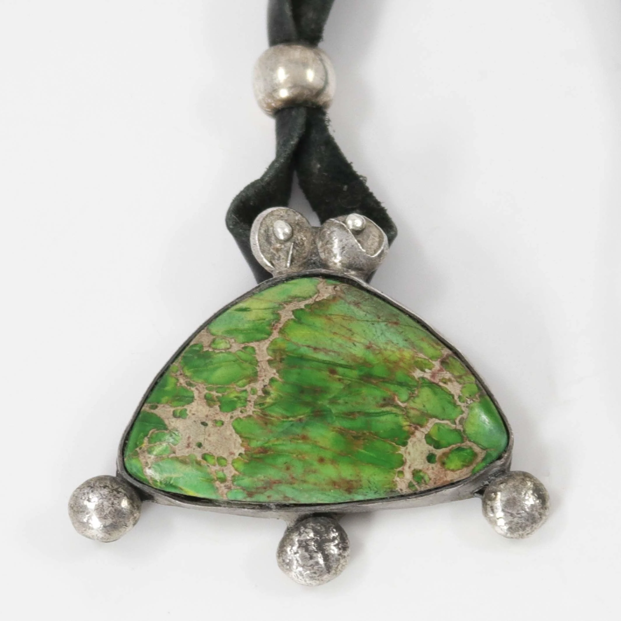 Gaspeite Bug Pendant
