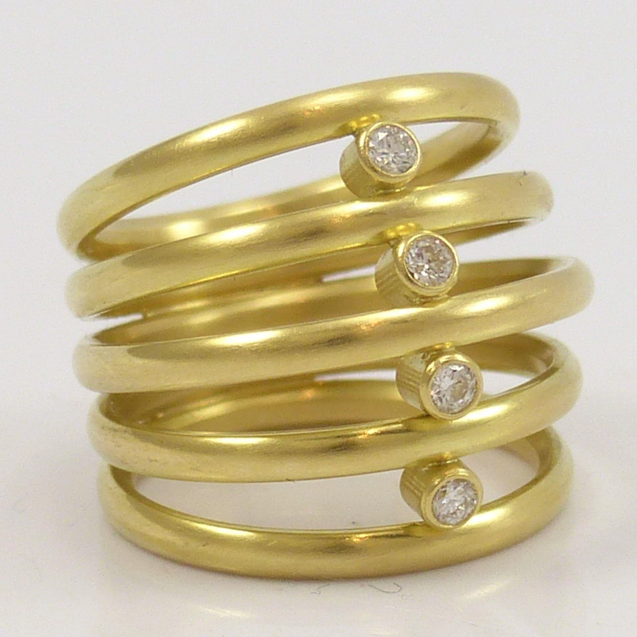 Gold and Diamond Ring - Image 2