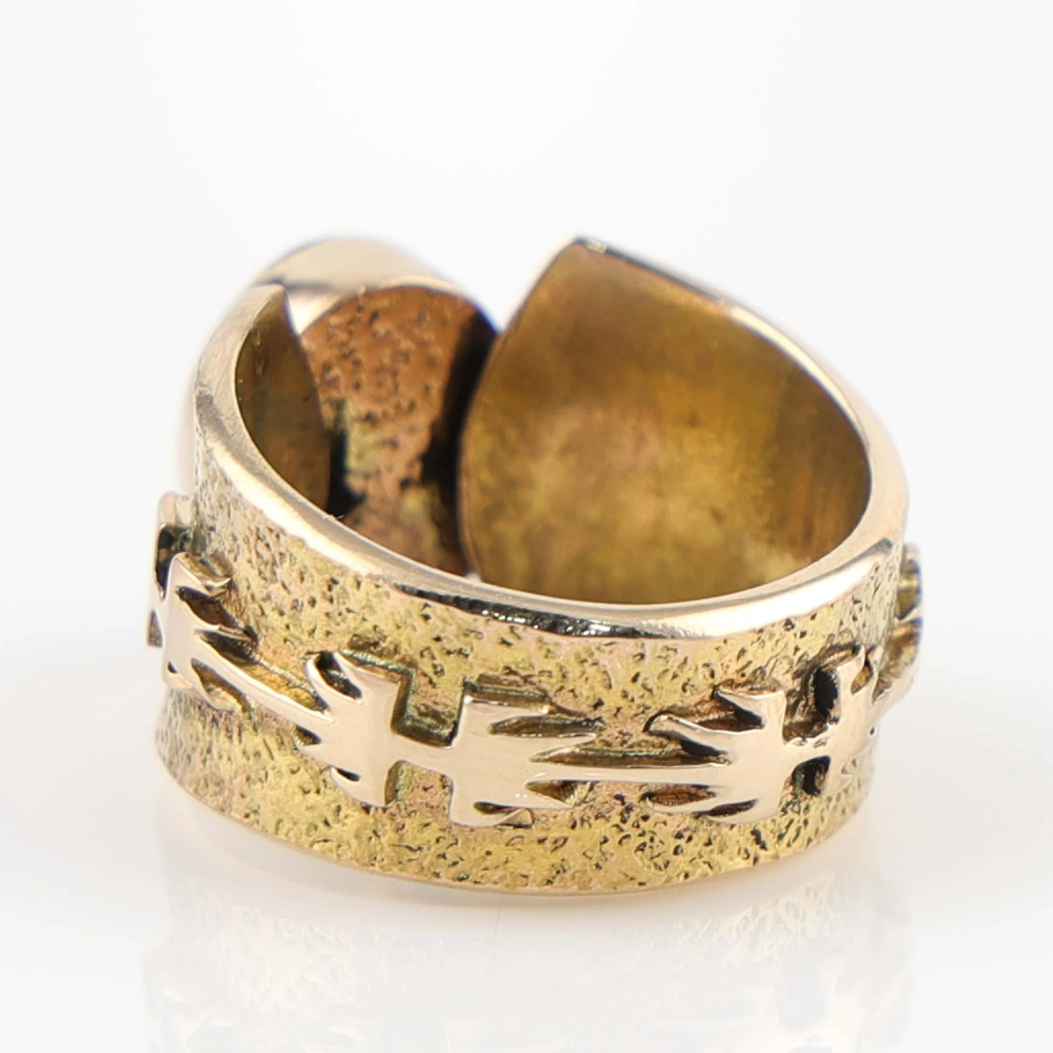 Gold and Turquoise Ring - Image 4