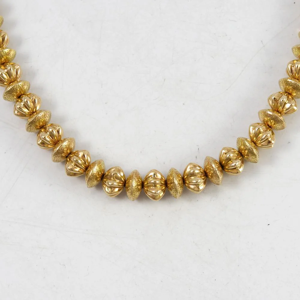 14k Gold Navajo Pearl Necklace - Image 11