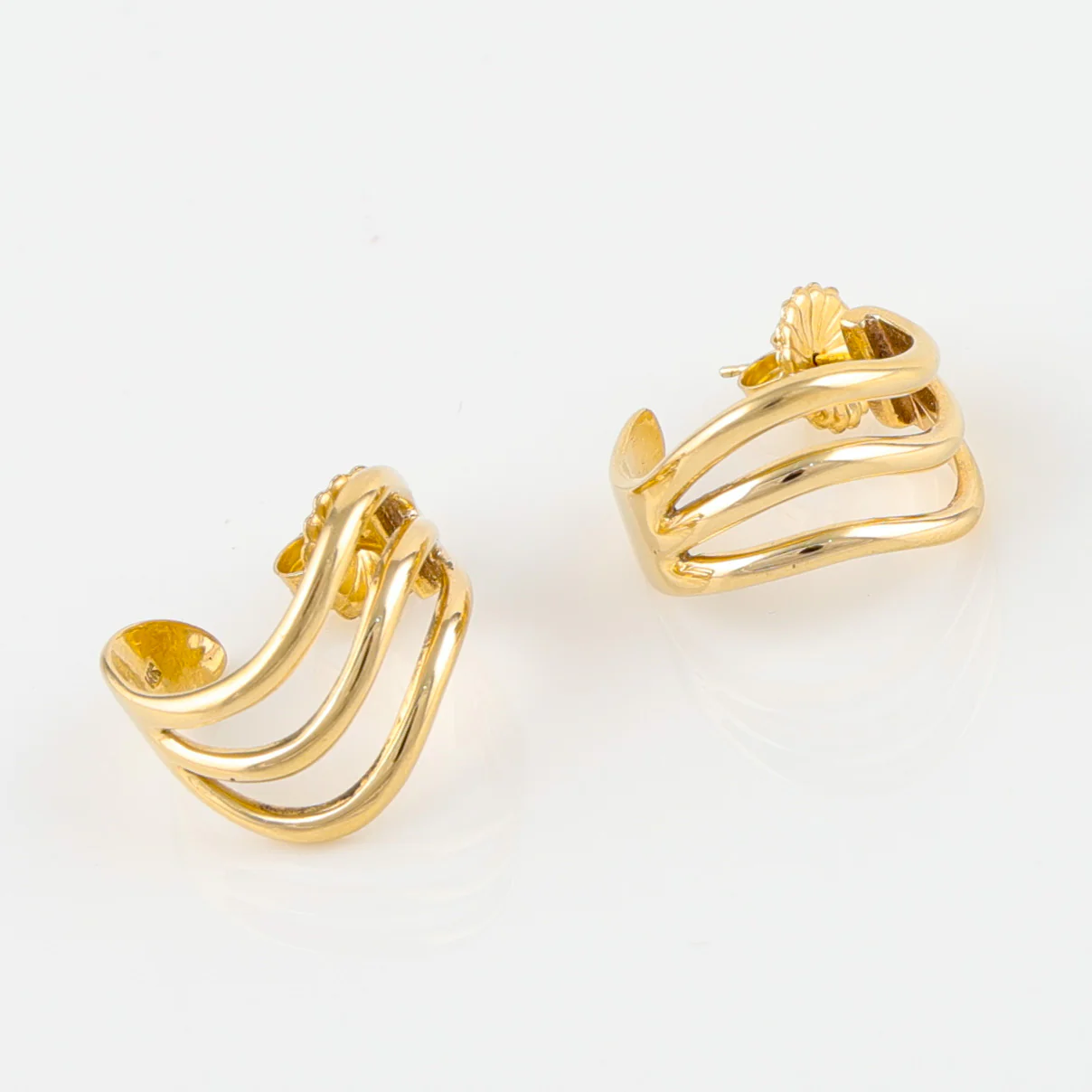 Gold Hoop Earrings - Image 5