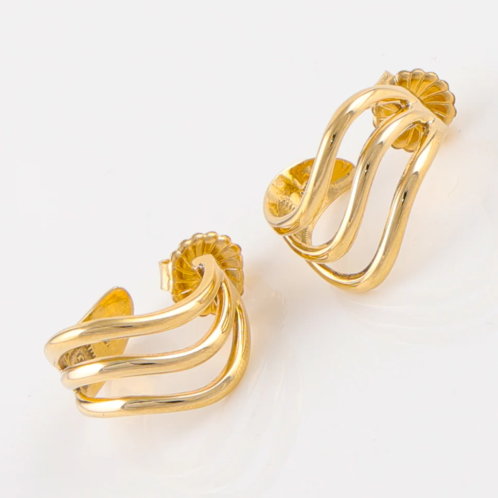 Gold Hoop Earrings - Image 8