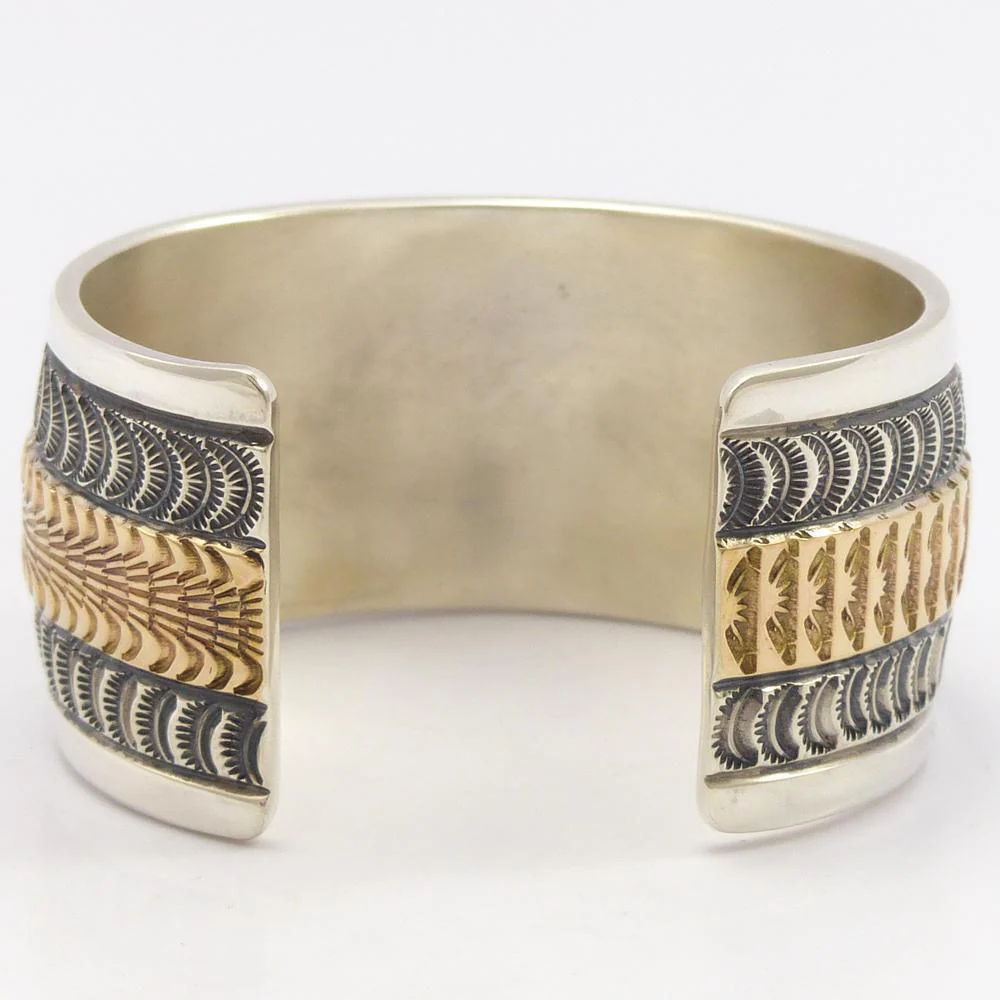 Gold on Silver Cuff - Image 4