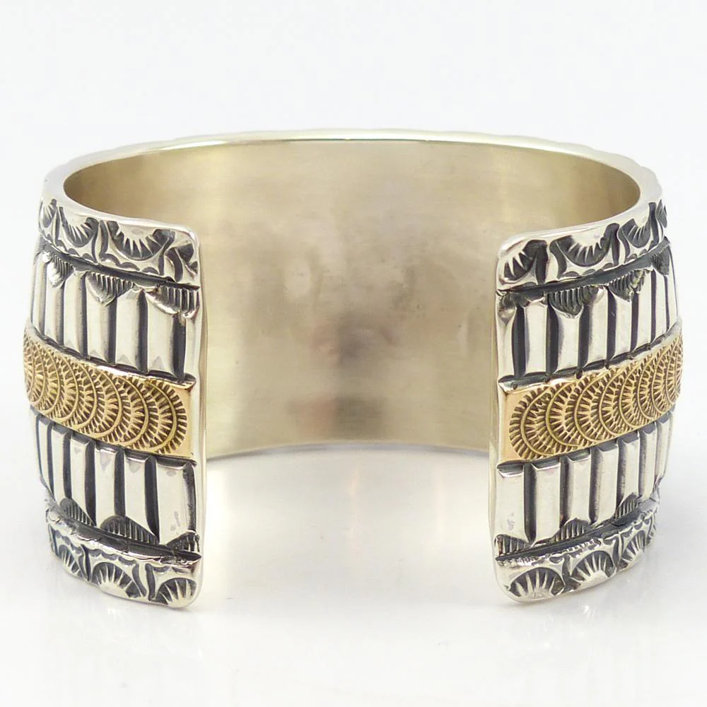Gold on Silver Cuff - Image 4