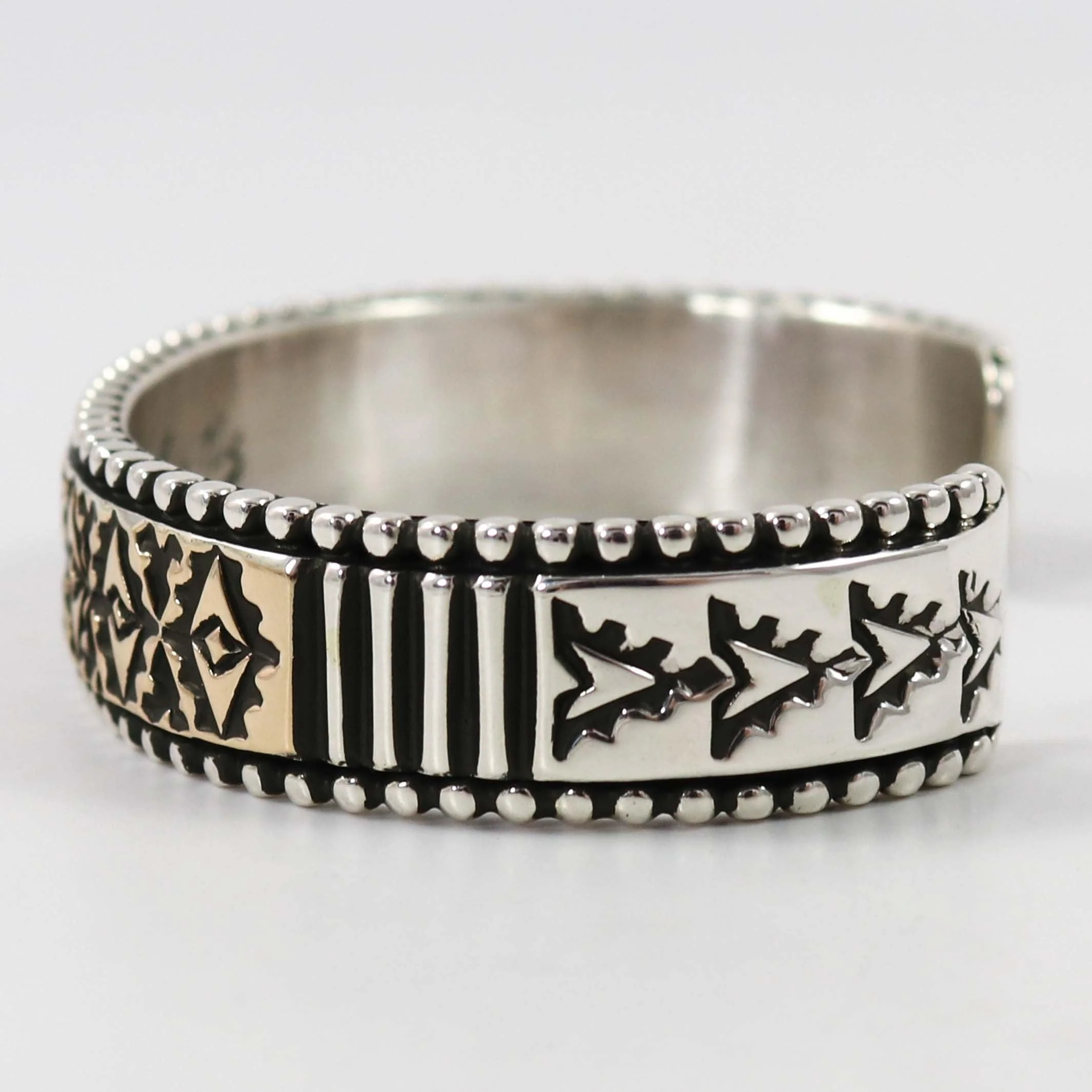 Gold on Silver Cuff - Image 4