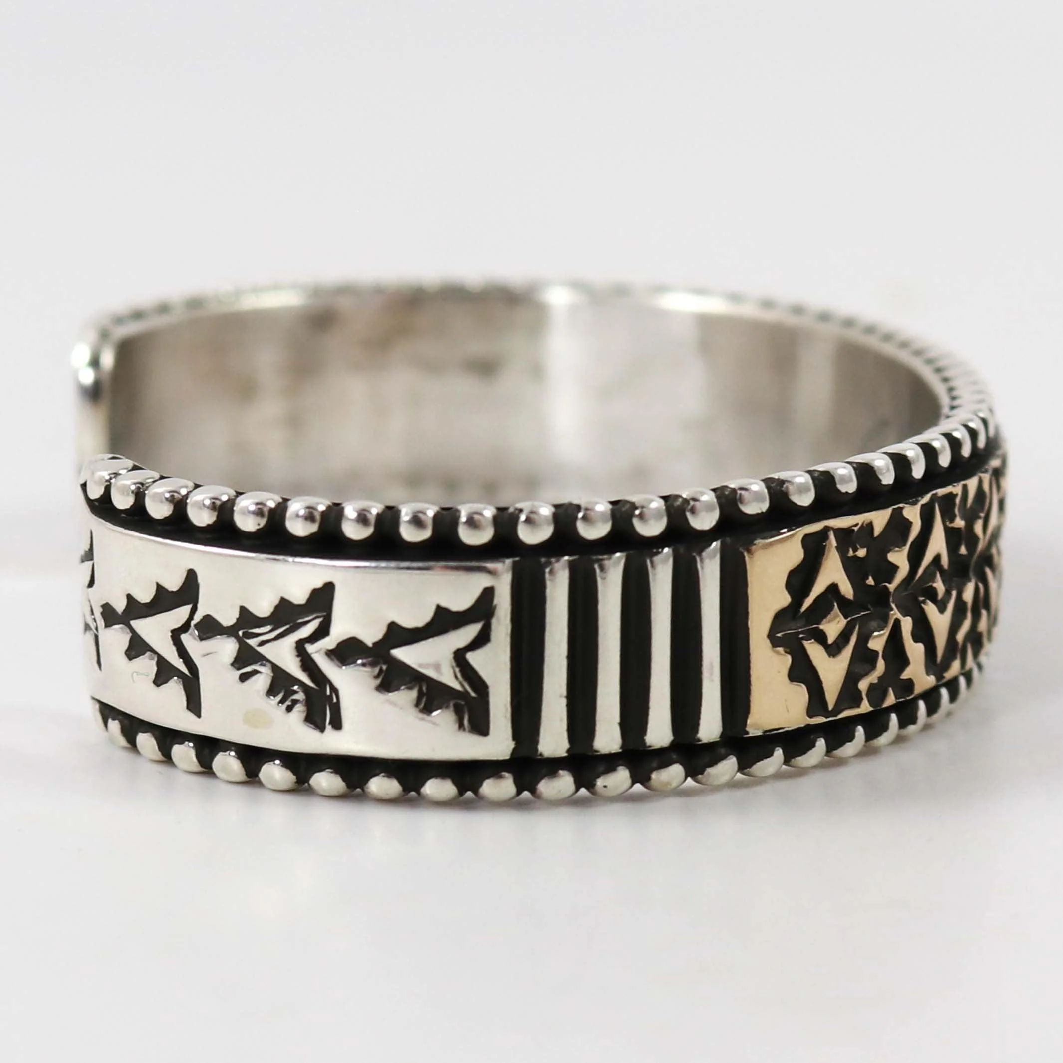 Gold on Silver Cuff - Image 5