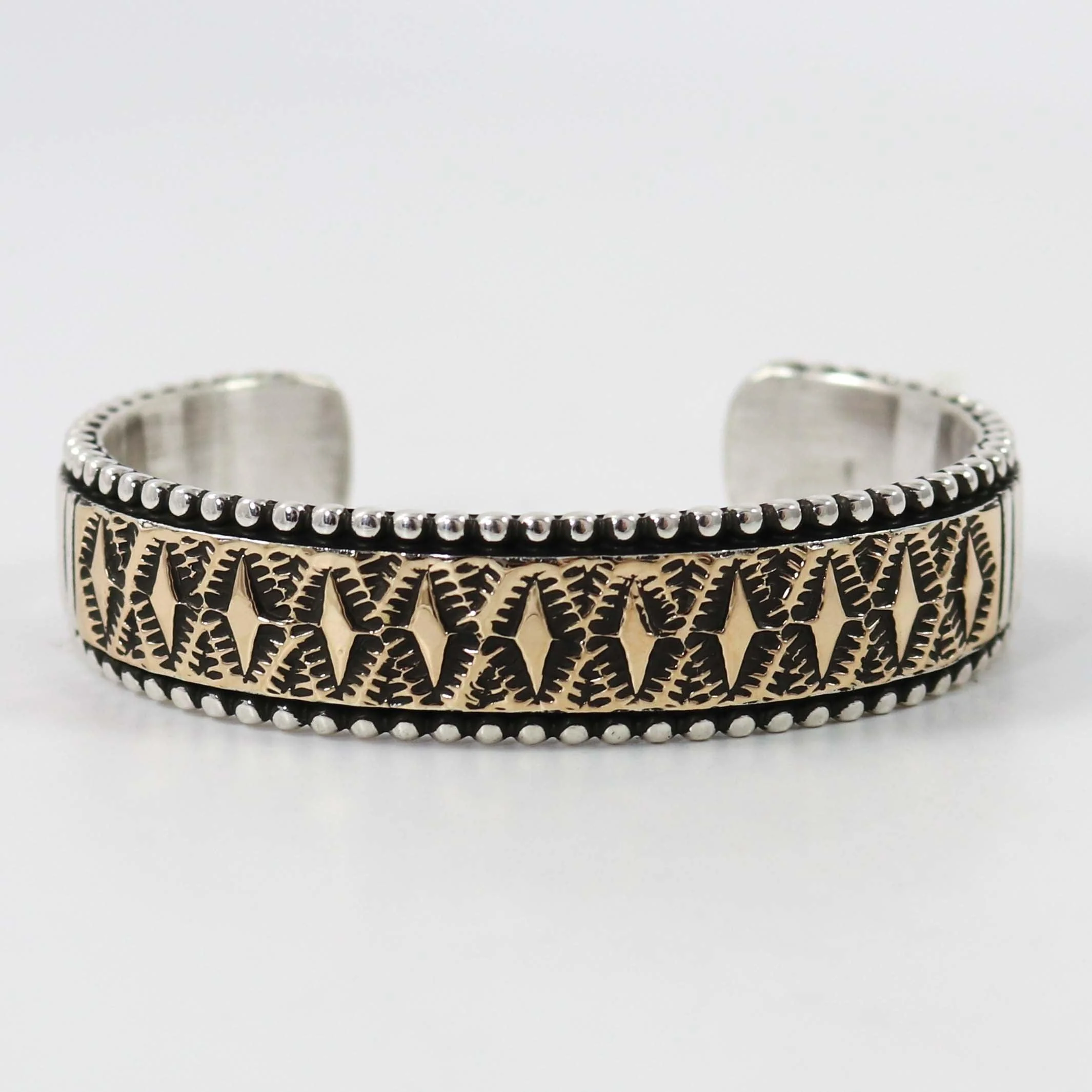 Gold on Silver Cuff - Image 2