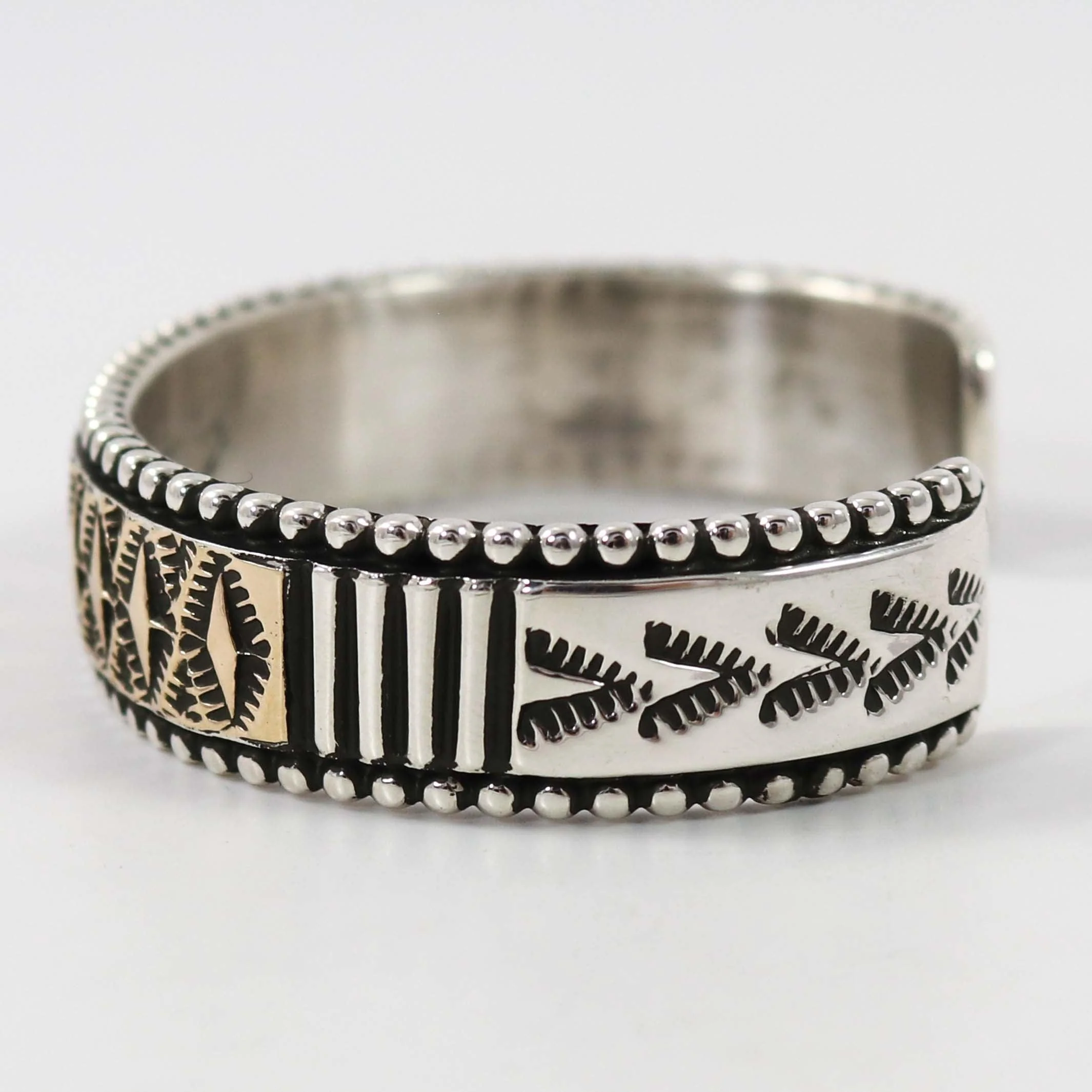 Gold on Silver Cuff - Image 4