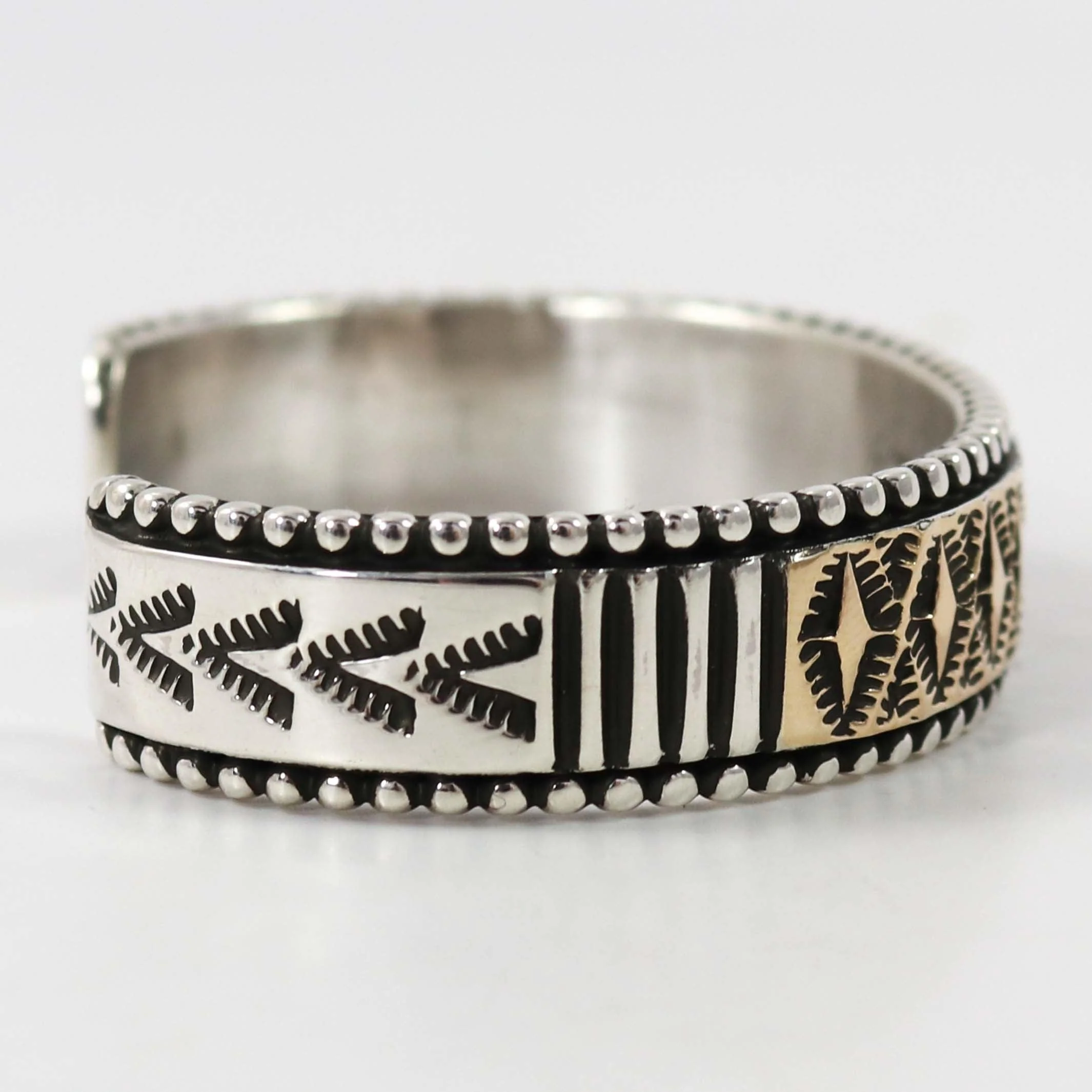 Gold on Silver Cuff - Image 5