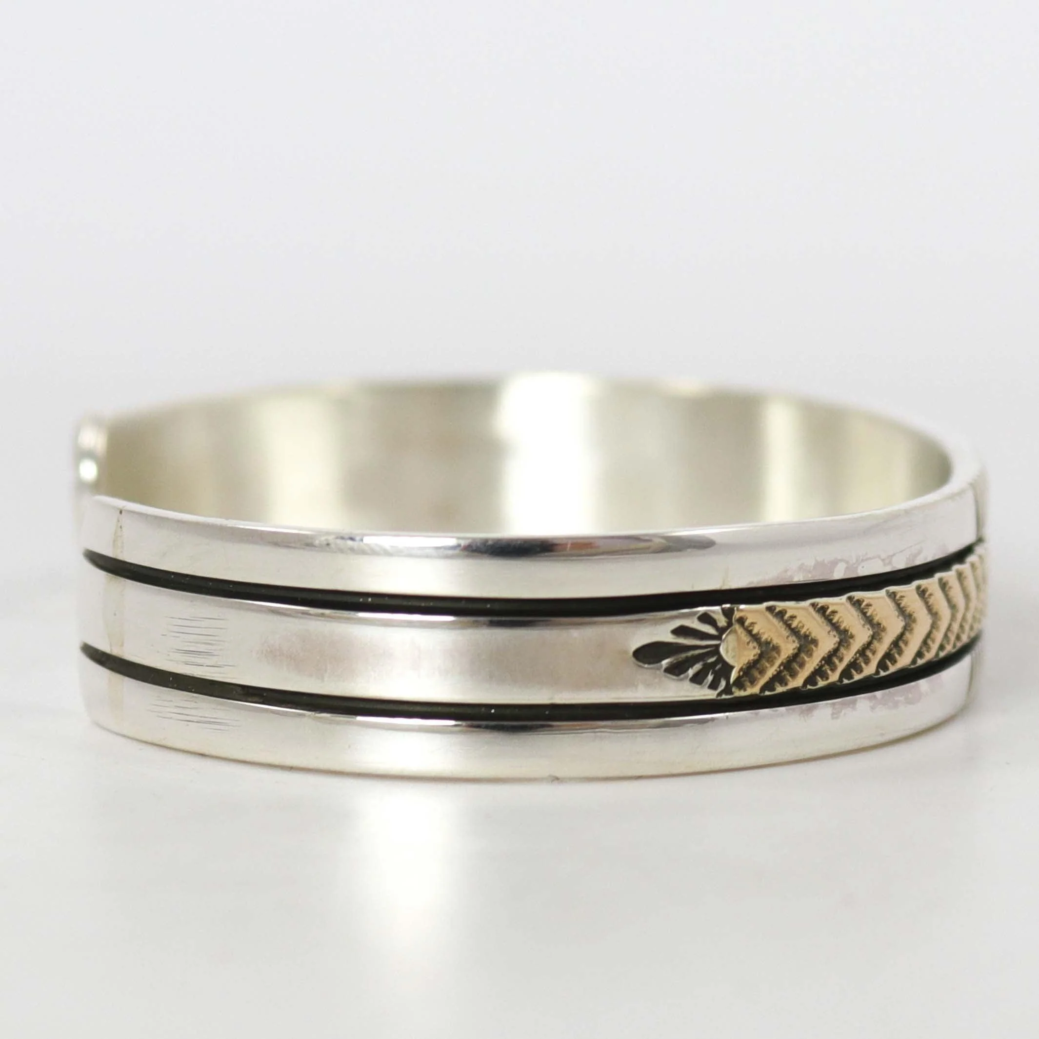 Gold on Silver Cuff - Image 3
