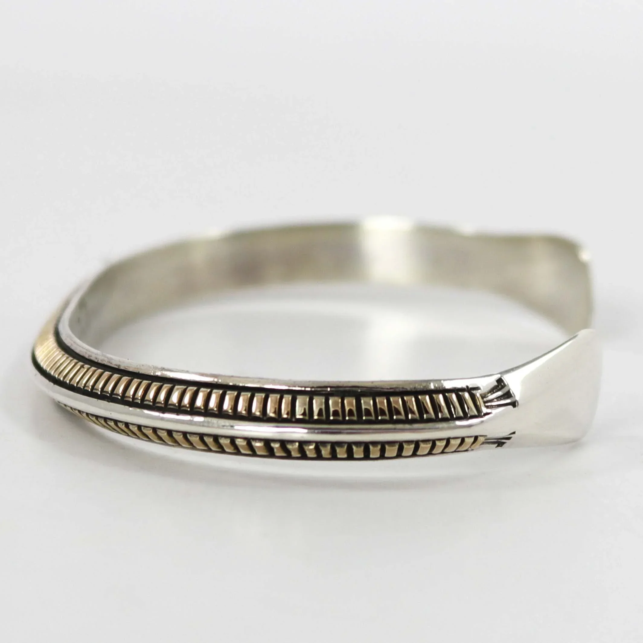 Gold on Silver Cuff - Image 2