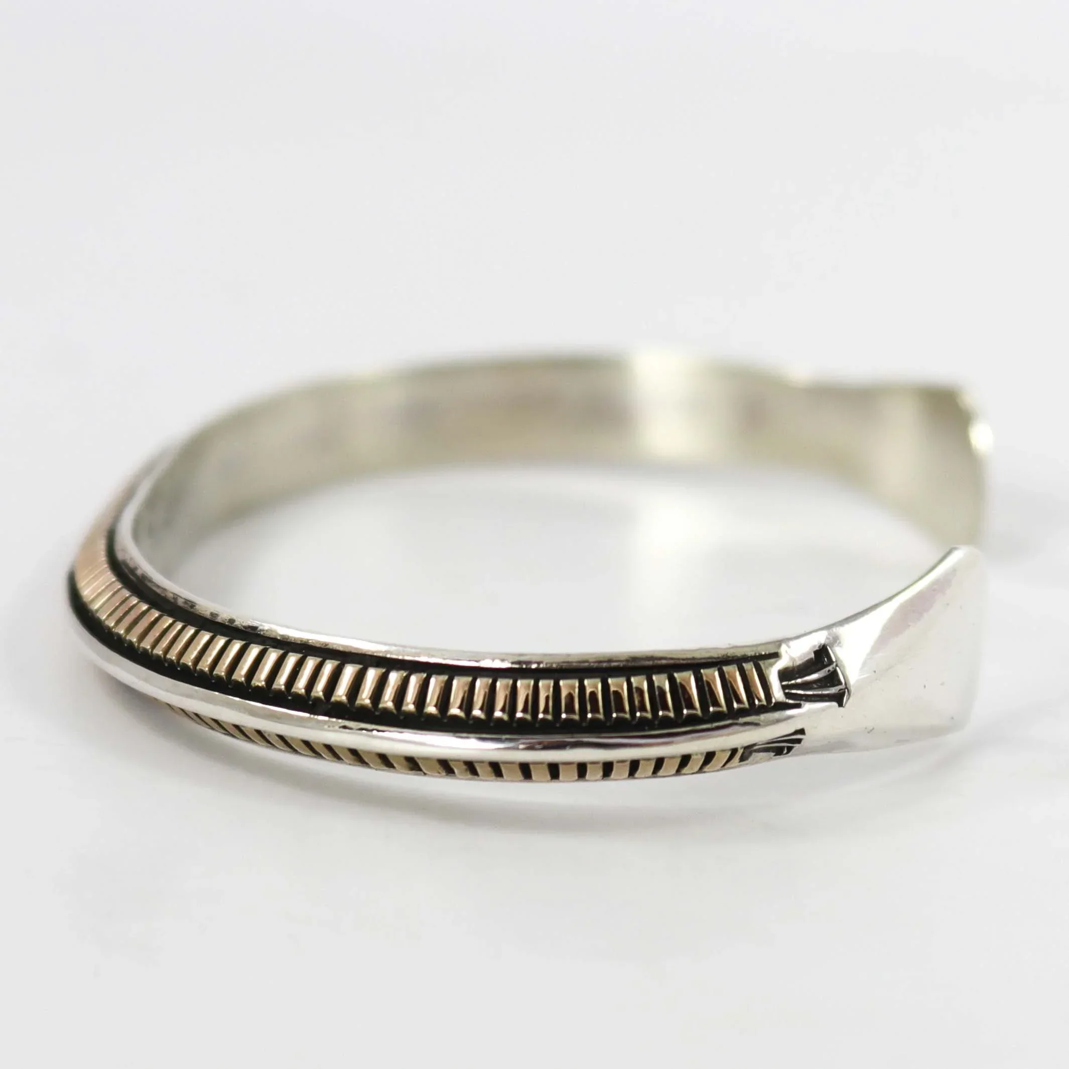 Gold on Silver Cuff - Image 2