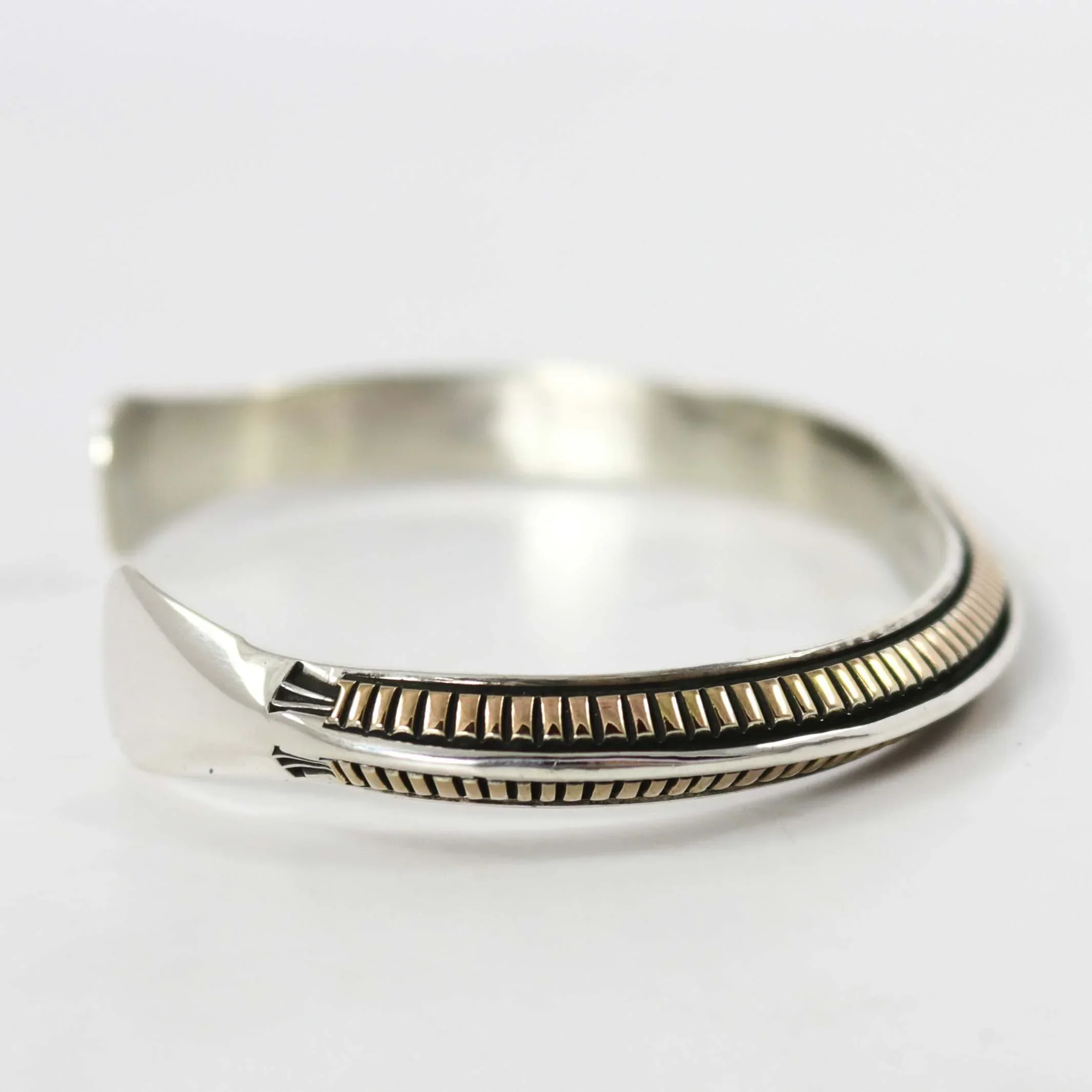 Gold on Silver Cuff - Image 3