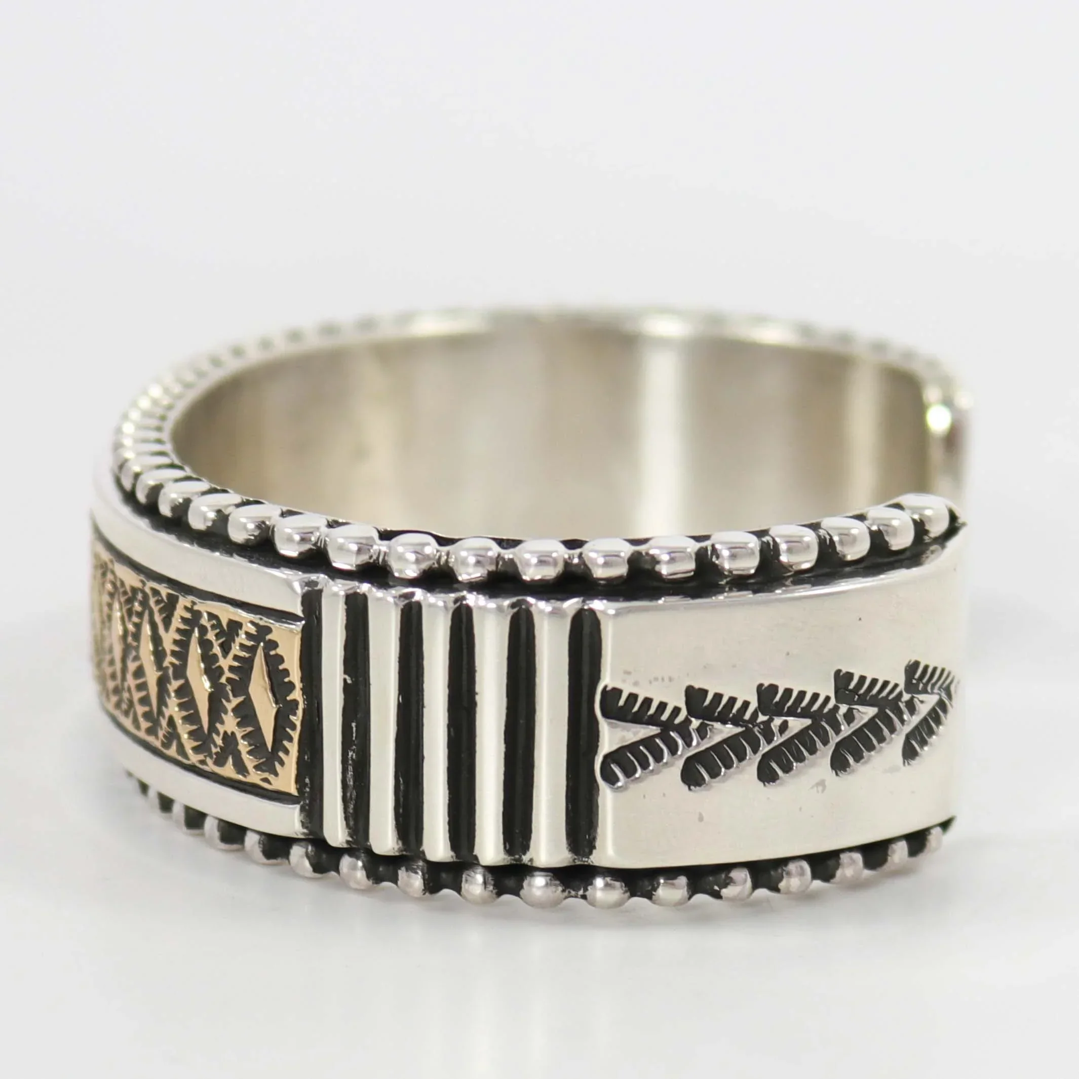 Gold on Silver Cuff - Image 4