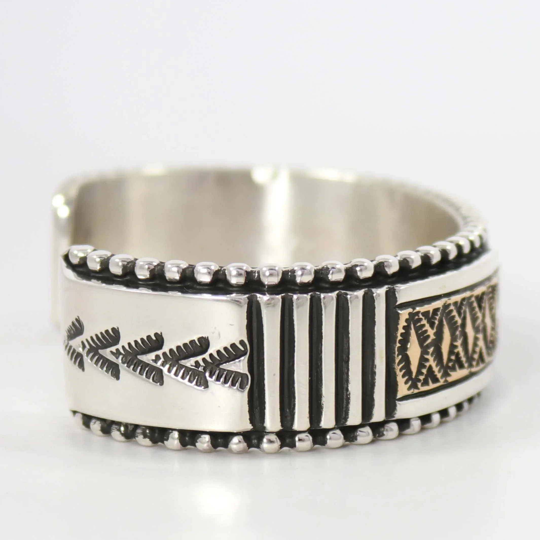 Gold on Silver Cuff - Image 5