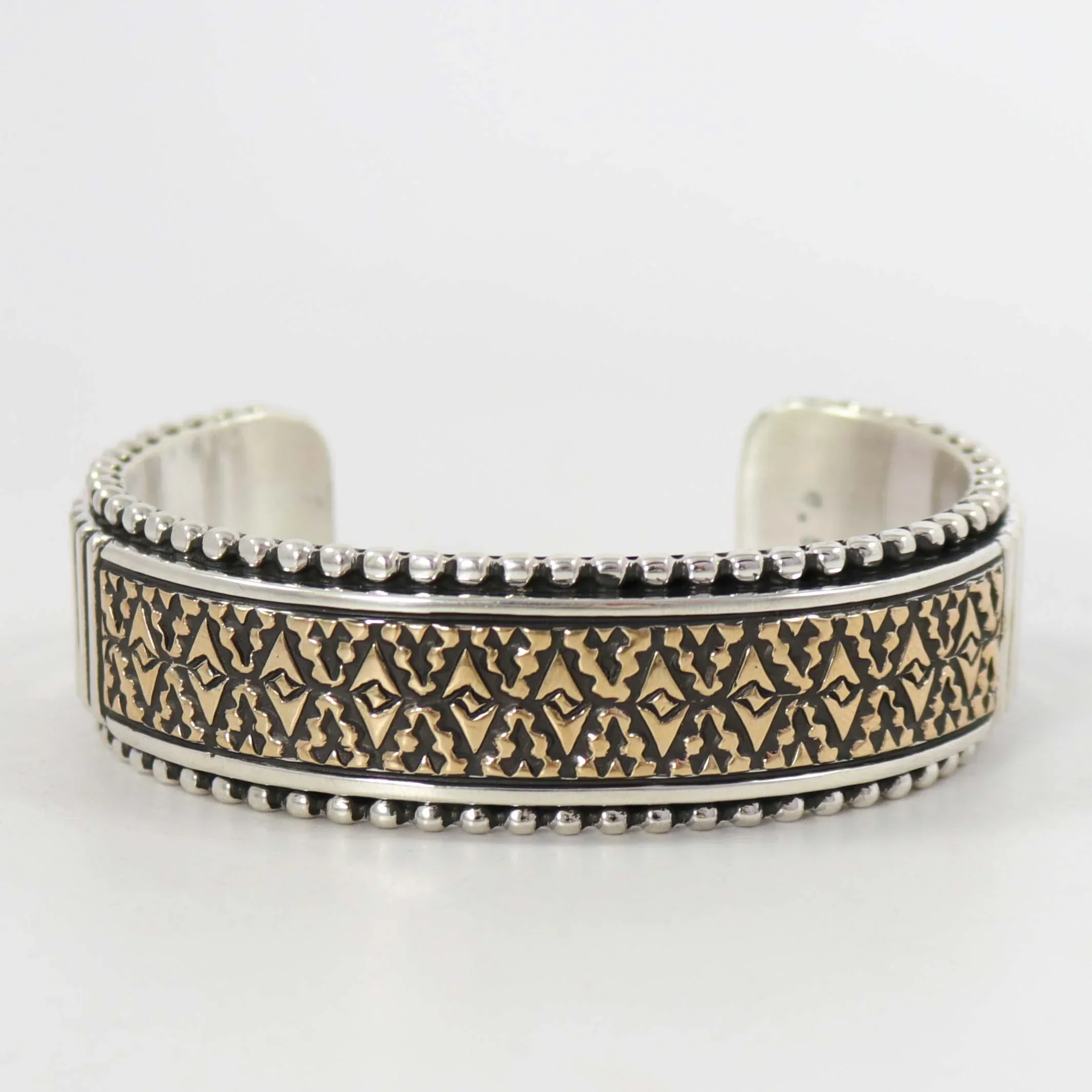 Gold on Silver Cuff - Image 2