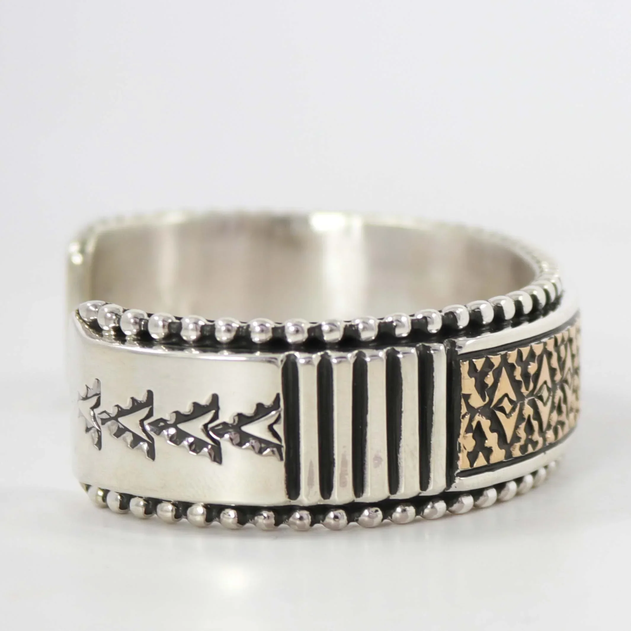 Gold on Silver Cuff - Image 5
