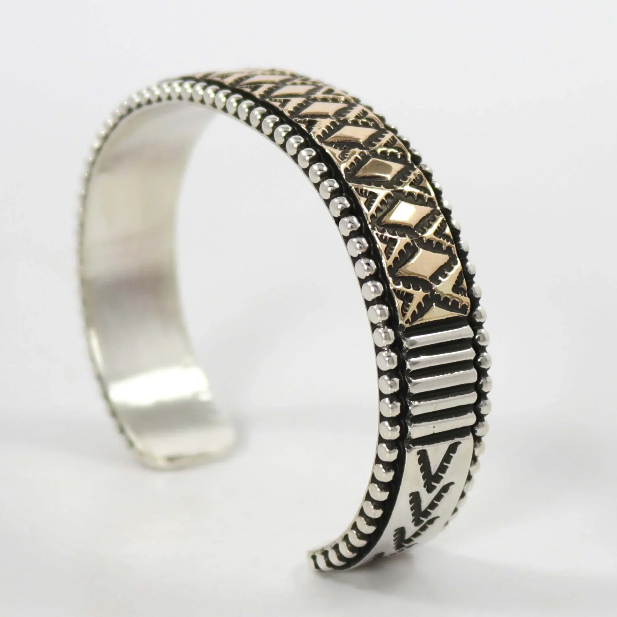Gold on Silver Cuff - Image 3