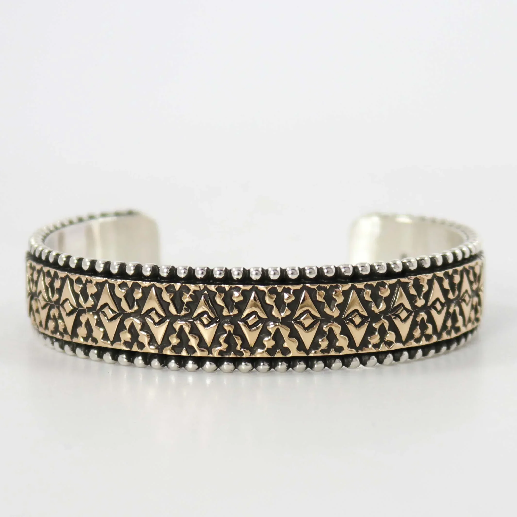 Gold on Silver Cuff - Image 2