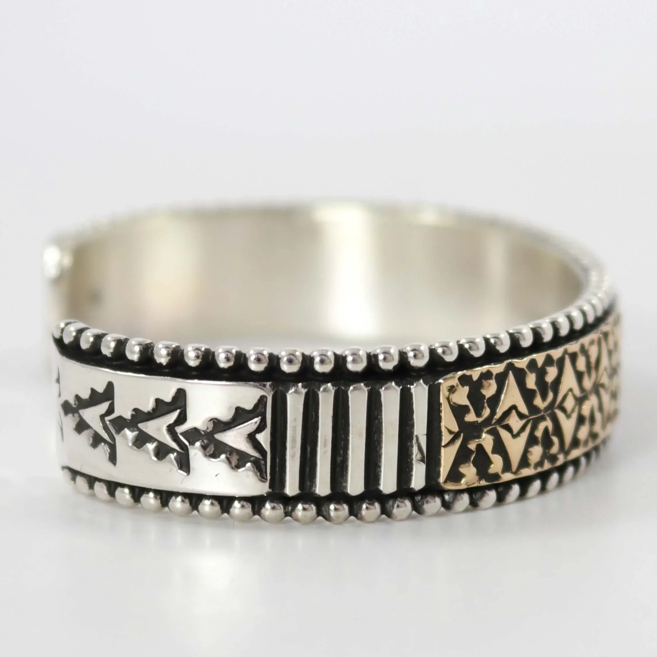 Gold on Silver Cuff - Image 5