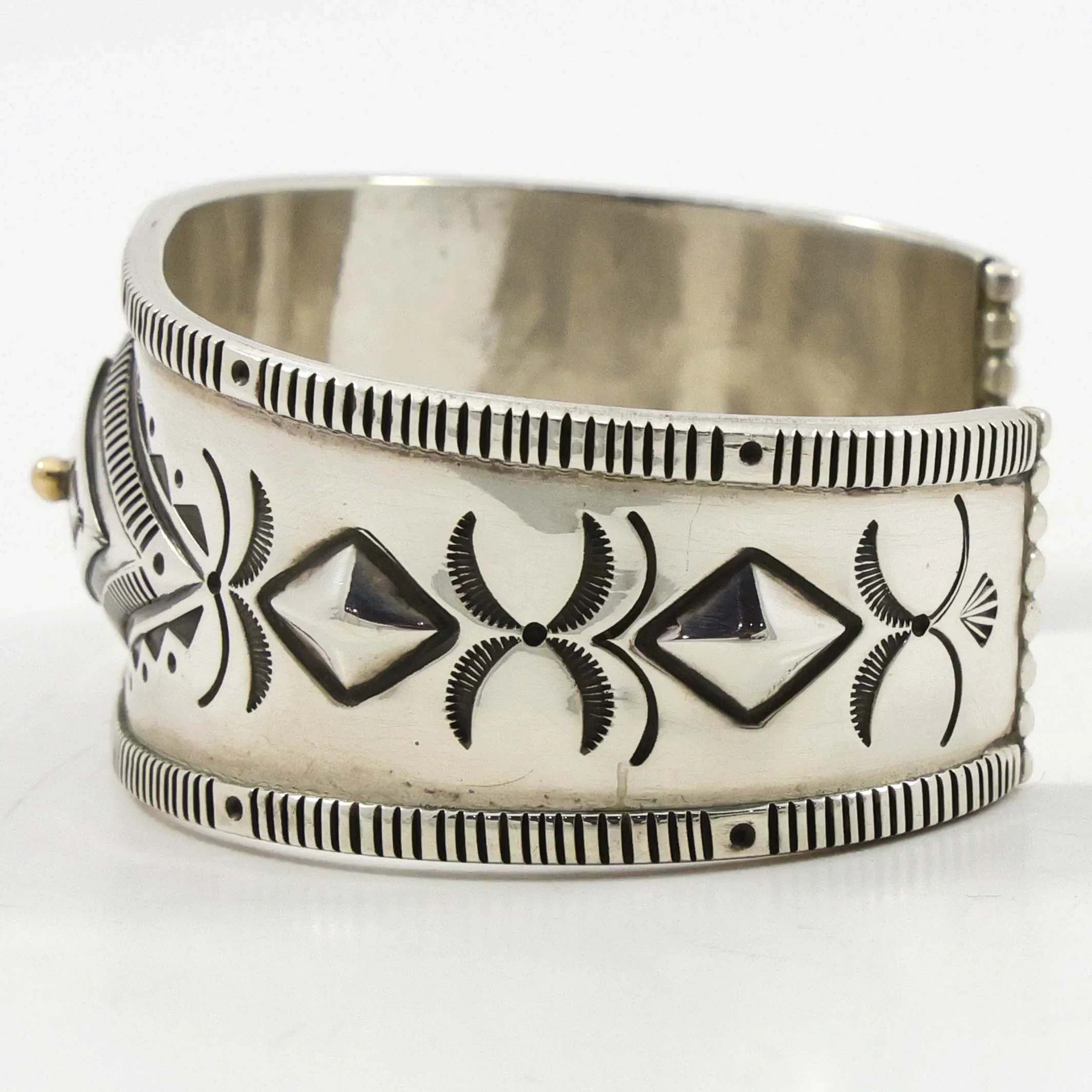 Gold on Silver Cuff - Image 2
