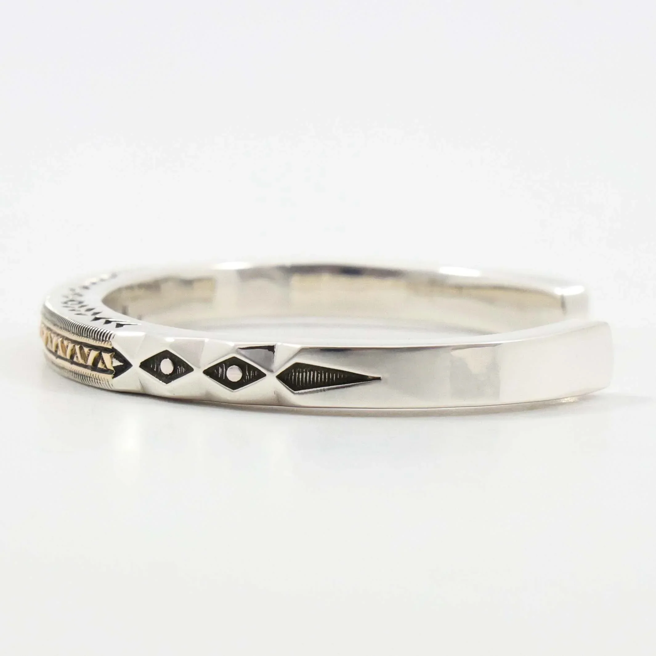 Gold on Silver Cuff - Image 2