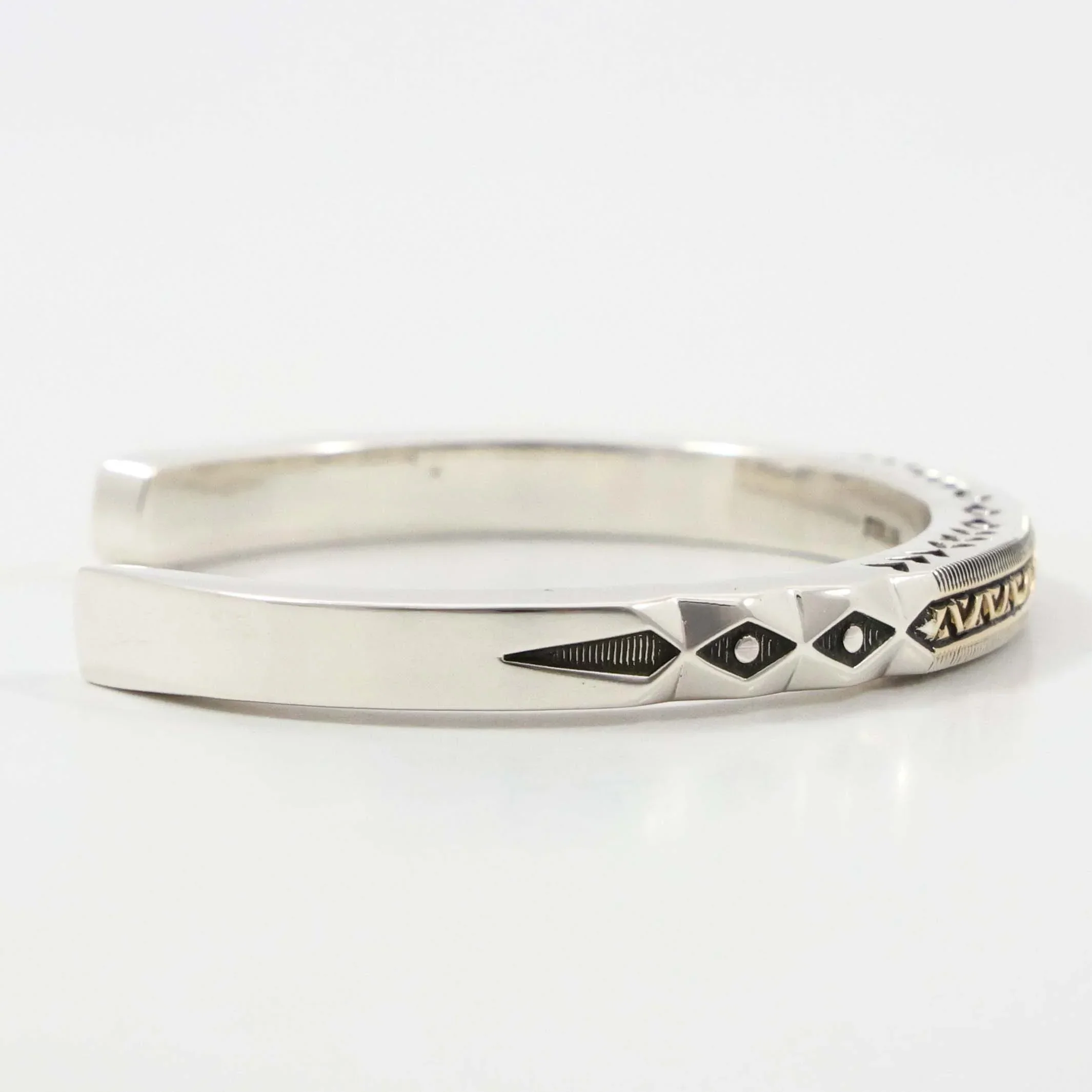 Gold on Silver Cuff - Image 3