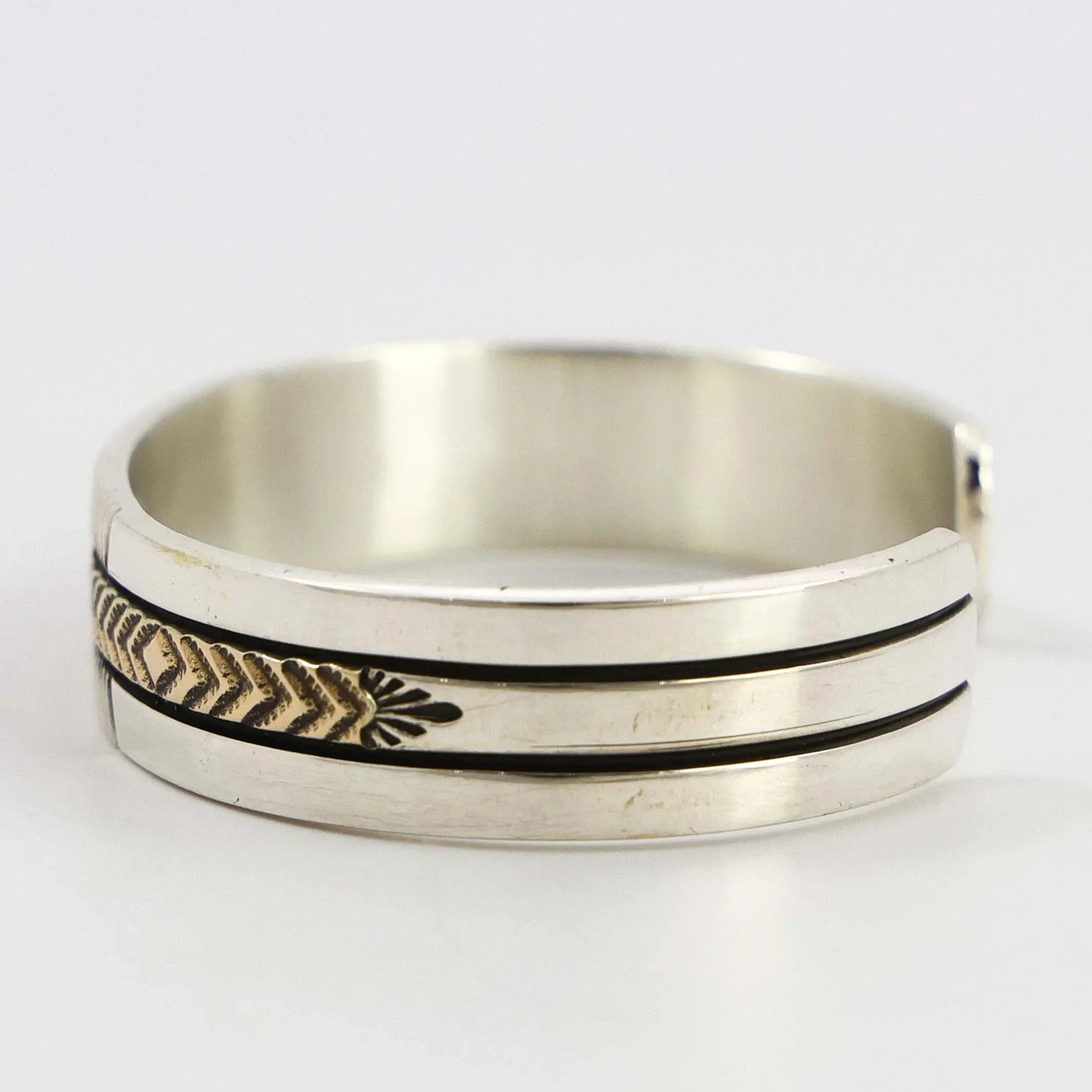 Gold on Silver Cuff - Image 4