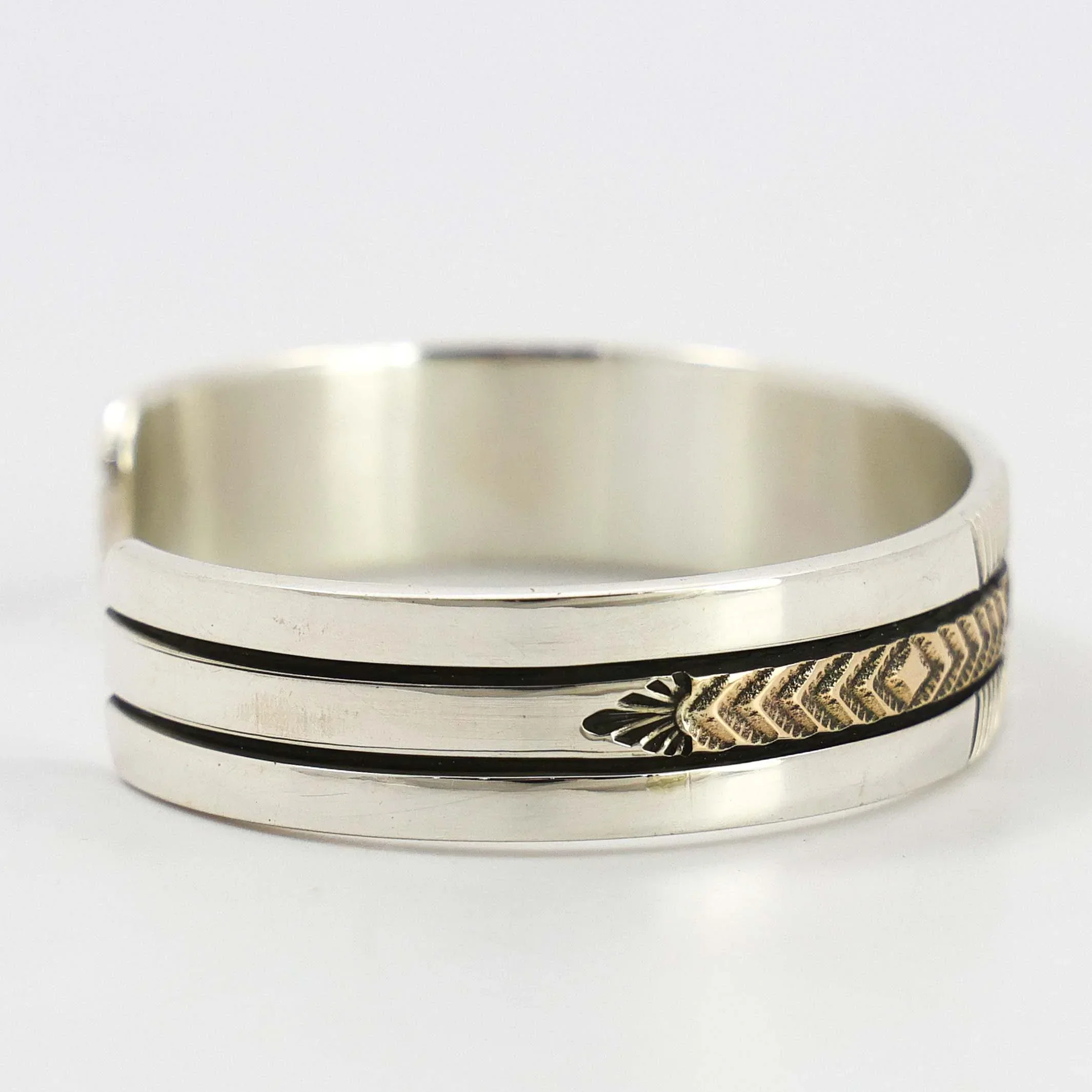 Gold on Silver Cuff - Image 5