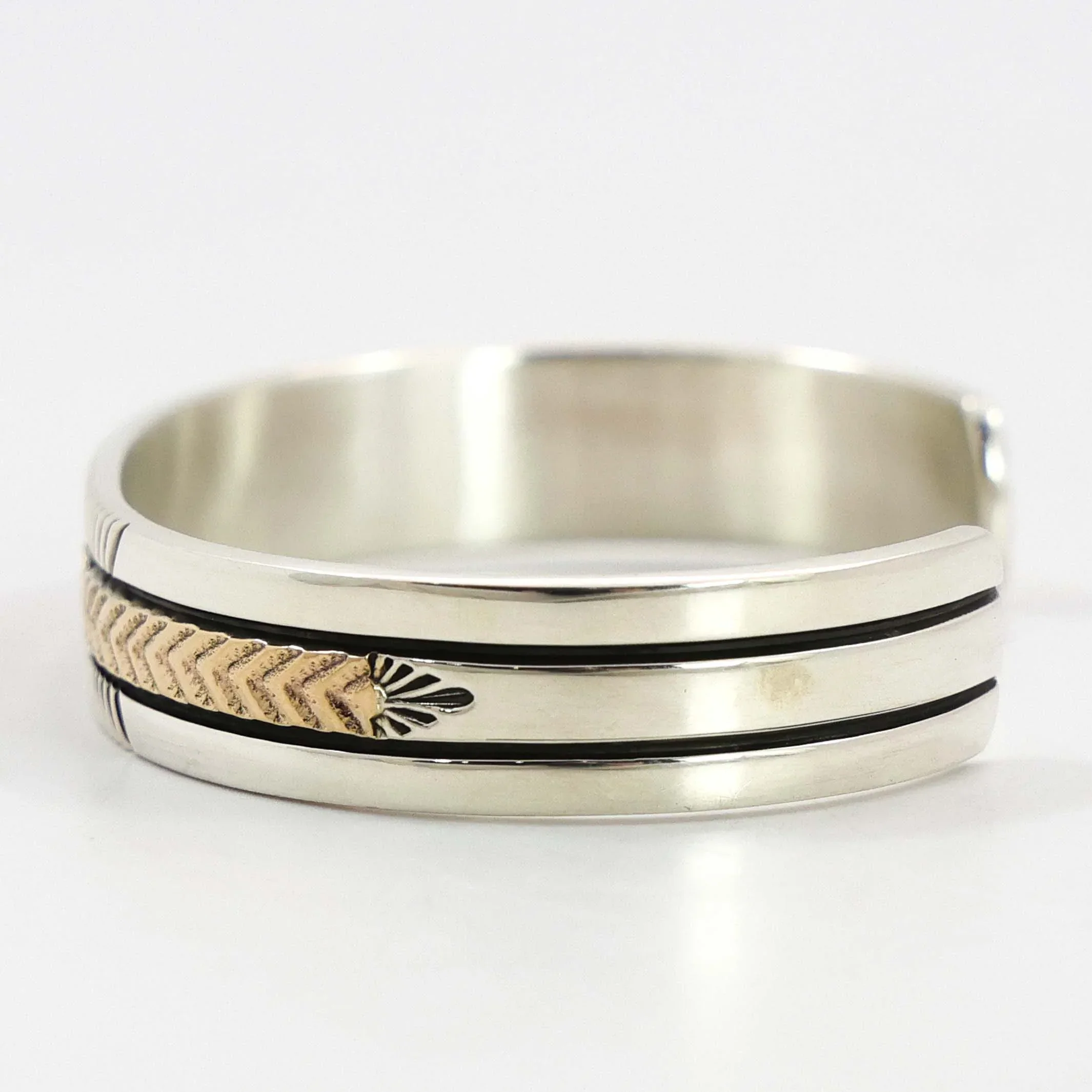 Gold on Silver Cuff - Image 2