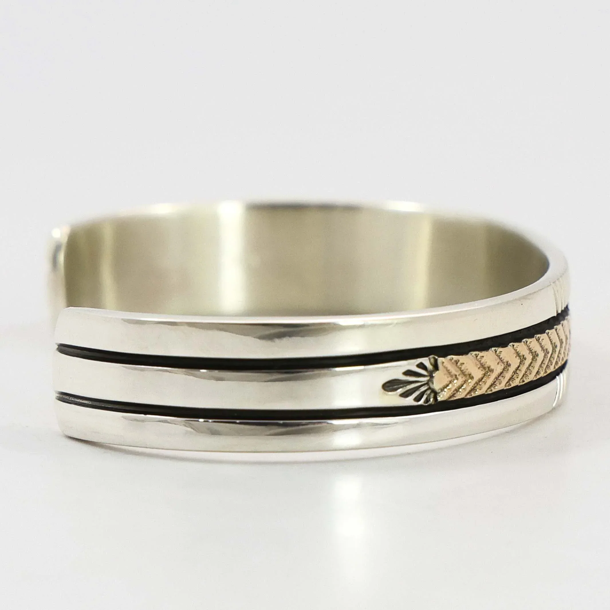 Gold on Silver Cuff - Image 3